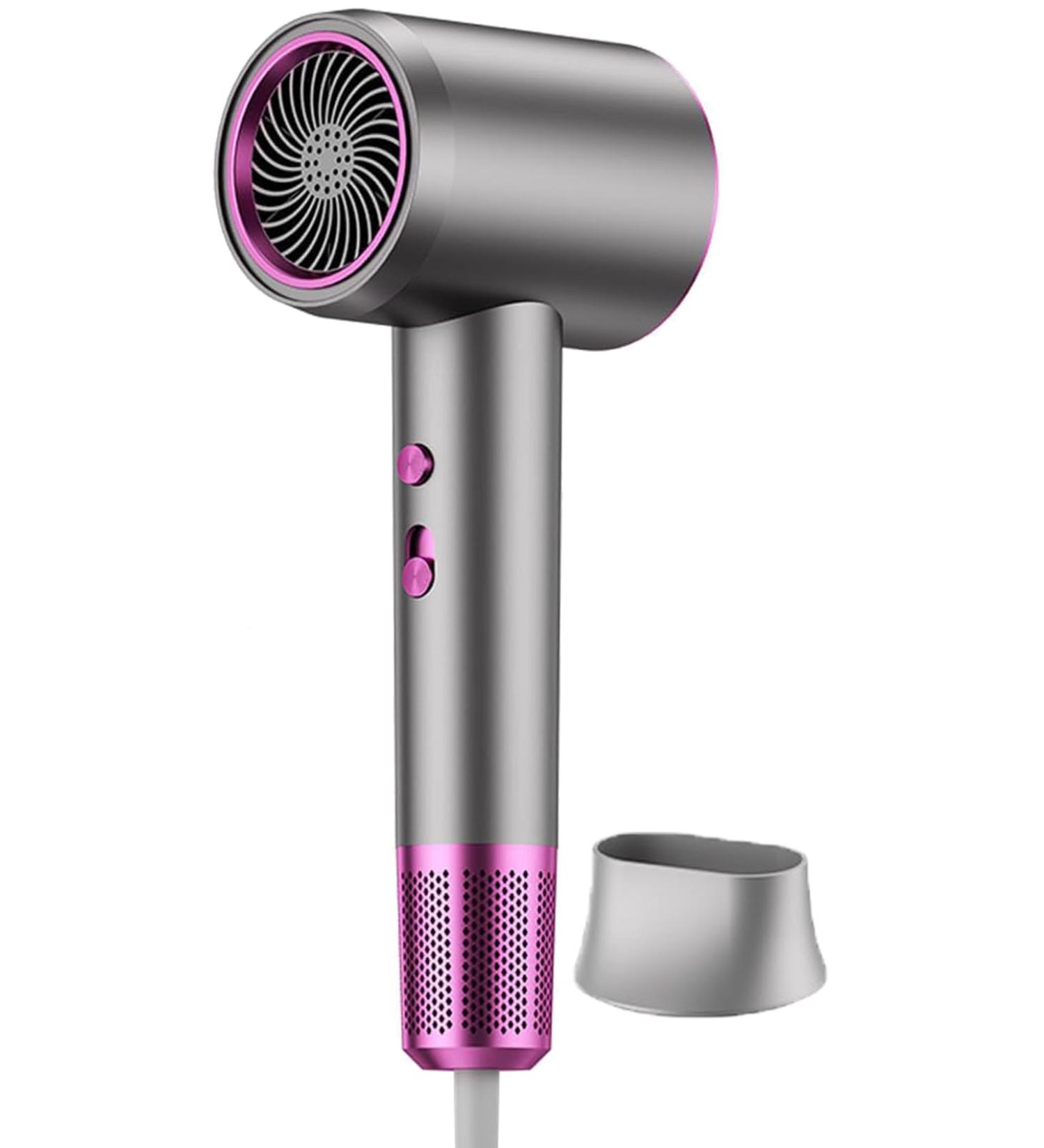 Numoya Hair Dryer - Numoya Jetspeed Hair Dryer High-Speed Adjustable Hair Dryer with Diffuser (Gray) - Buy Online on GoSupps.com