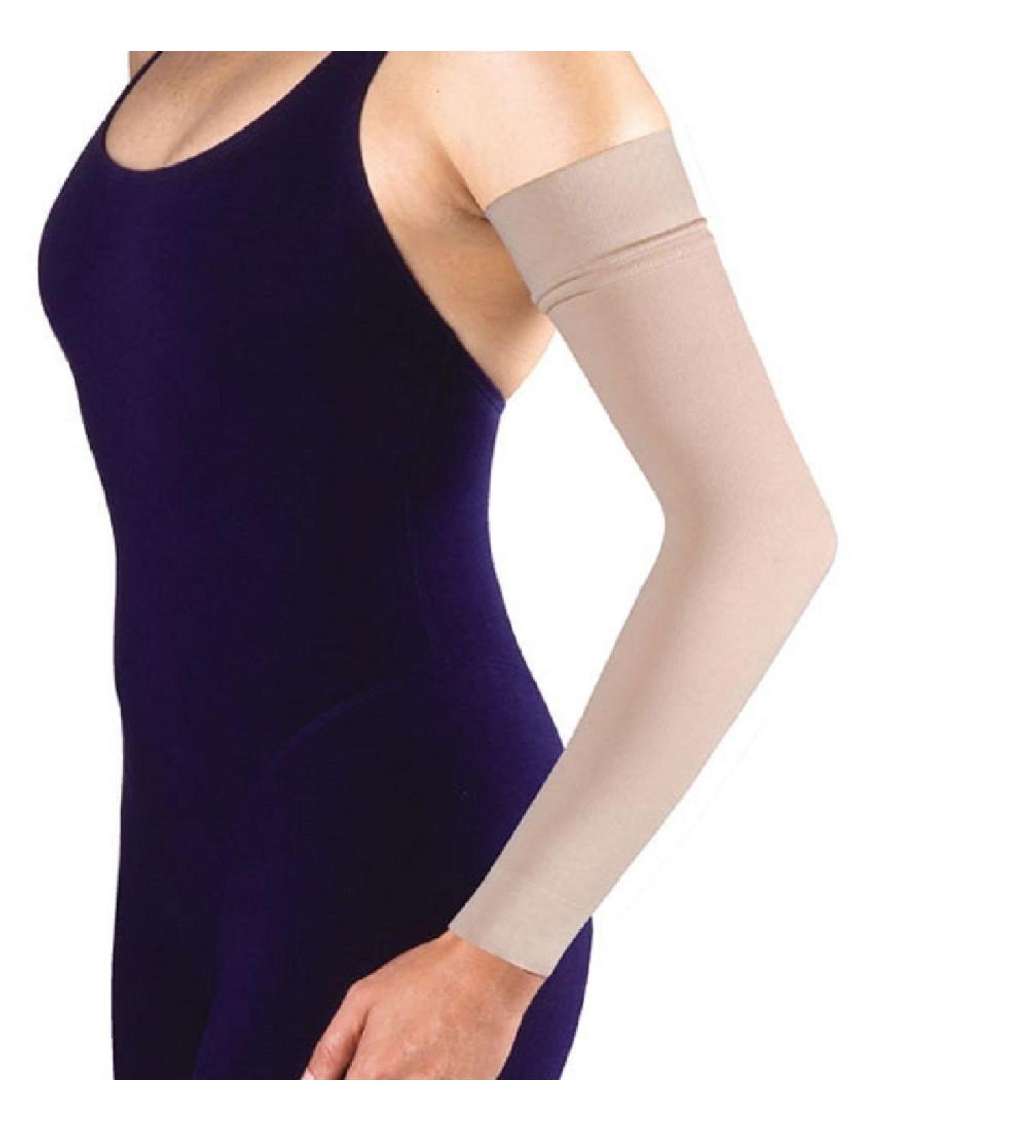 BSN Medical 101421 Jobst Bella Lite Arm Sleeve with Silicone Band, 20-30 mmHg, Large, Regular, Beige