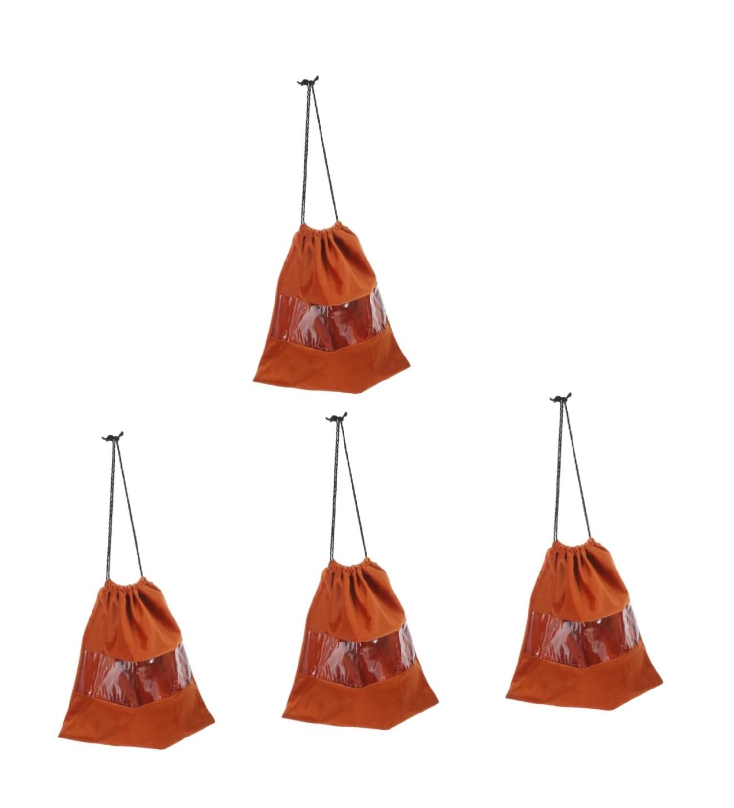 Baluue 4pcs Hair Dryer Storage Bag Hair Dryer Carrying Bags Hair Dryer Carrier Bags Coffee Suede - Buy Online on GoSupps.com