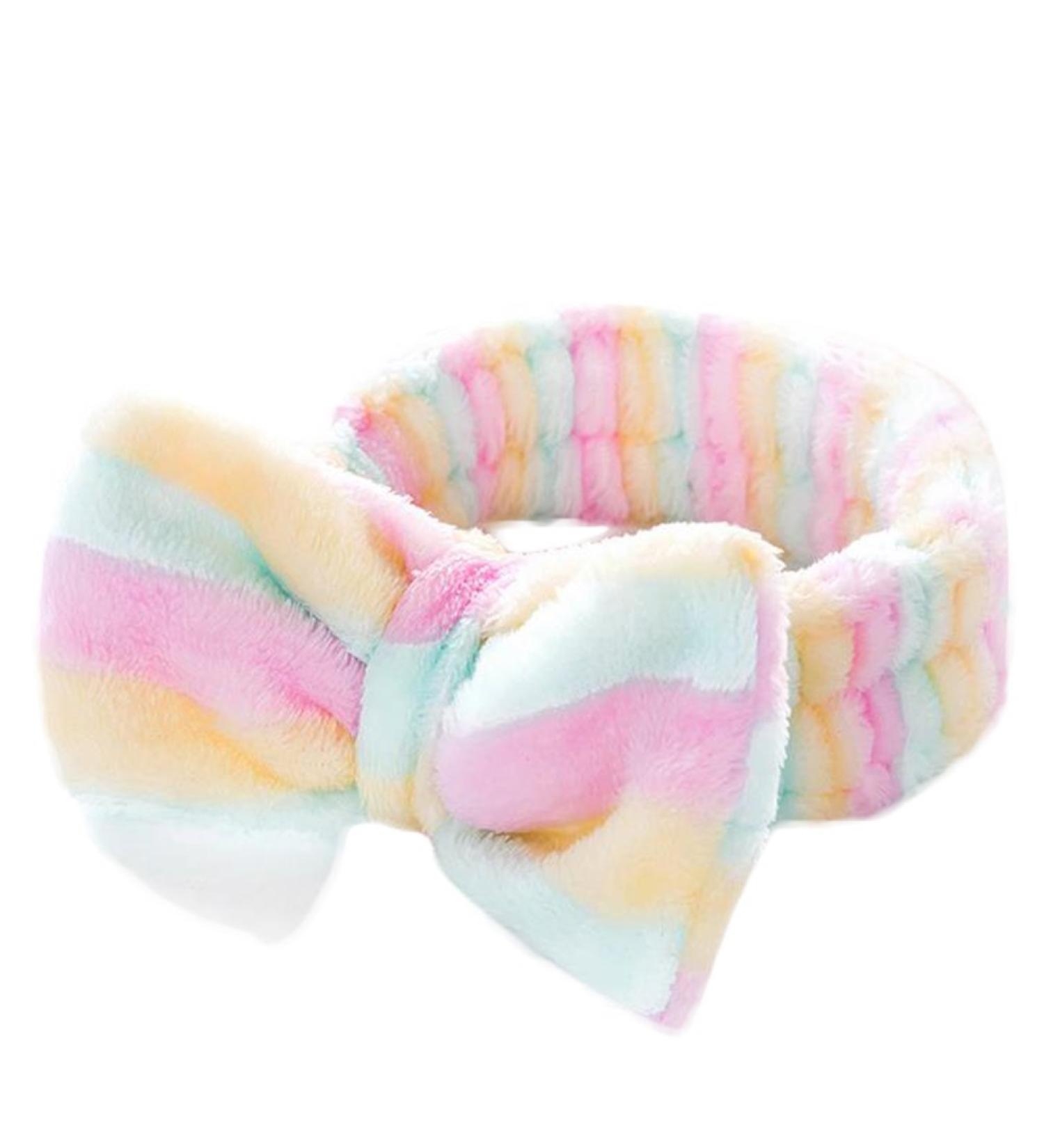 Demarkt Bowknot Hairband Headband for Makeup Cosmetic Shower Colorful