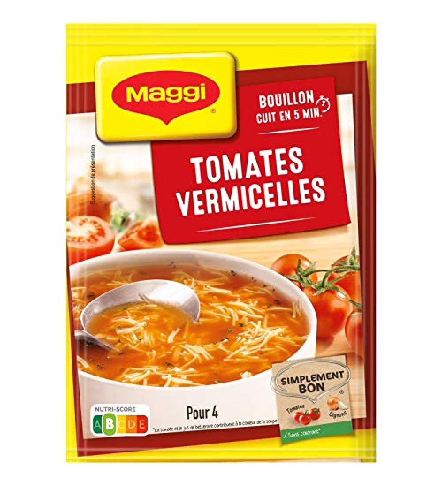  Epicerie sal e Nestle Maggi Vermicelli Tomato Broth 70 g - Pack of 2 - Buy Online on GoSupps.com