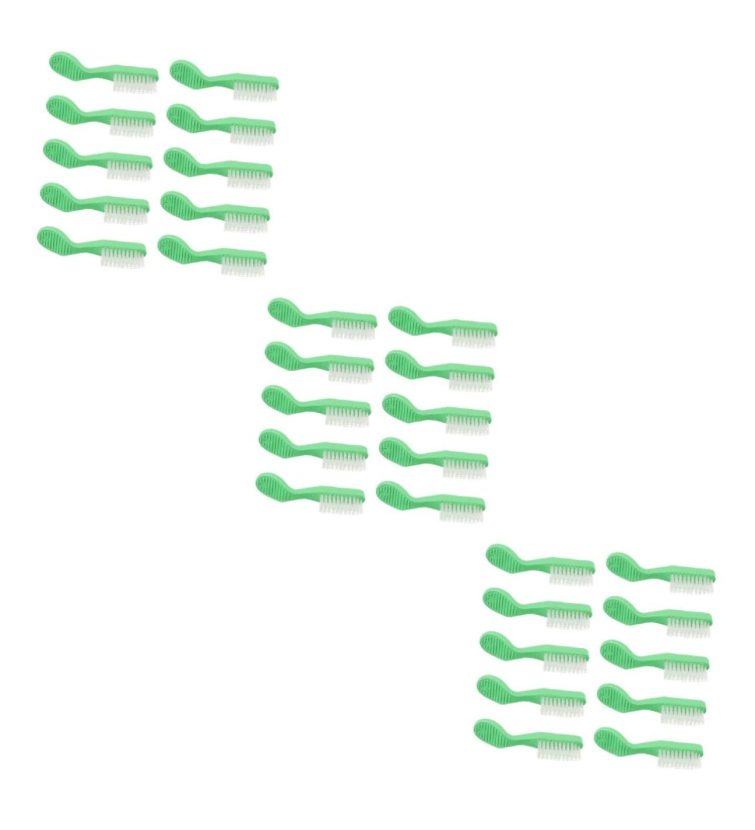 Lurrose 30 STK Travel Toothbrush Soft Bristle Mini Tooth Cleaning Brush for Prisons & Accessories | Green 1 Pack - Buy Online on GoSupps.com