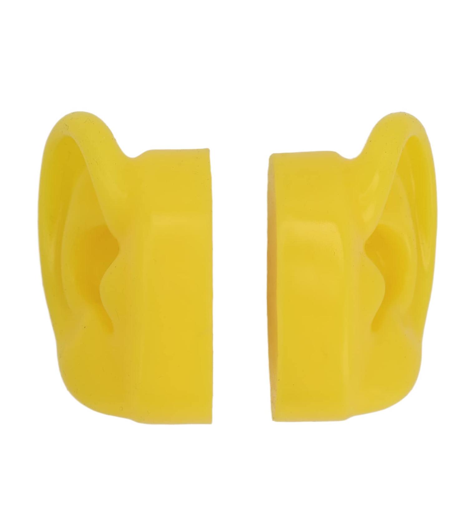Soft Yellow Waterproof Silicone Ear Model 2PCS for Display | Reusable Ear Mould - Buy Online on GoSupps.com