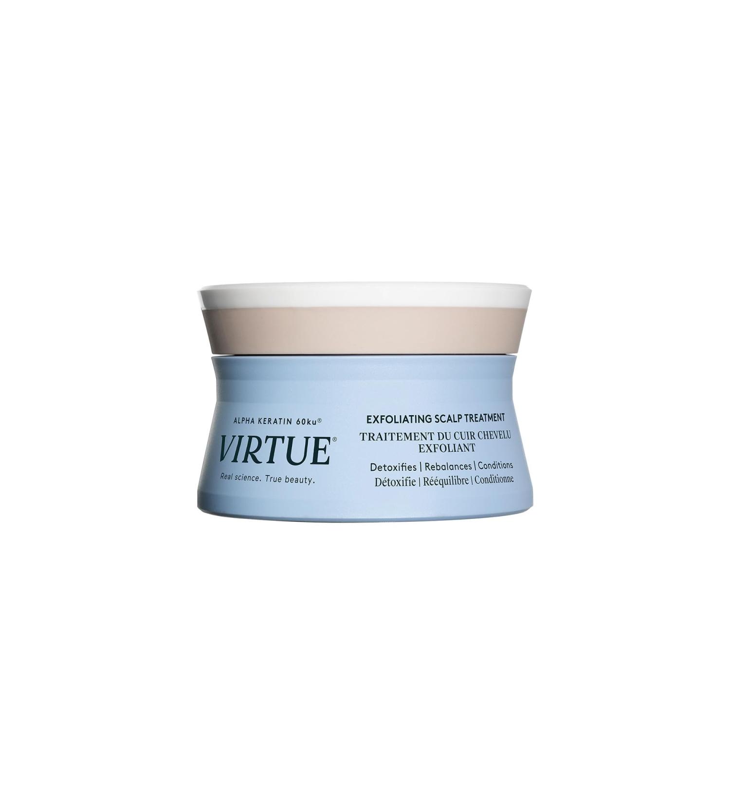 Virtue Sulfate Free Scalp Scrub - Exfoliating Detox Hair Treatment for All Hair Types Color Safe 5 Fl Oz - Buy Online on GoSupps.com