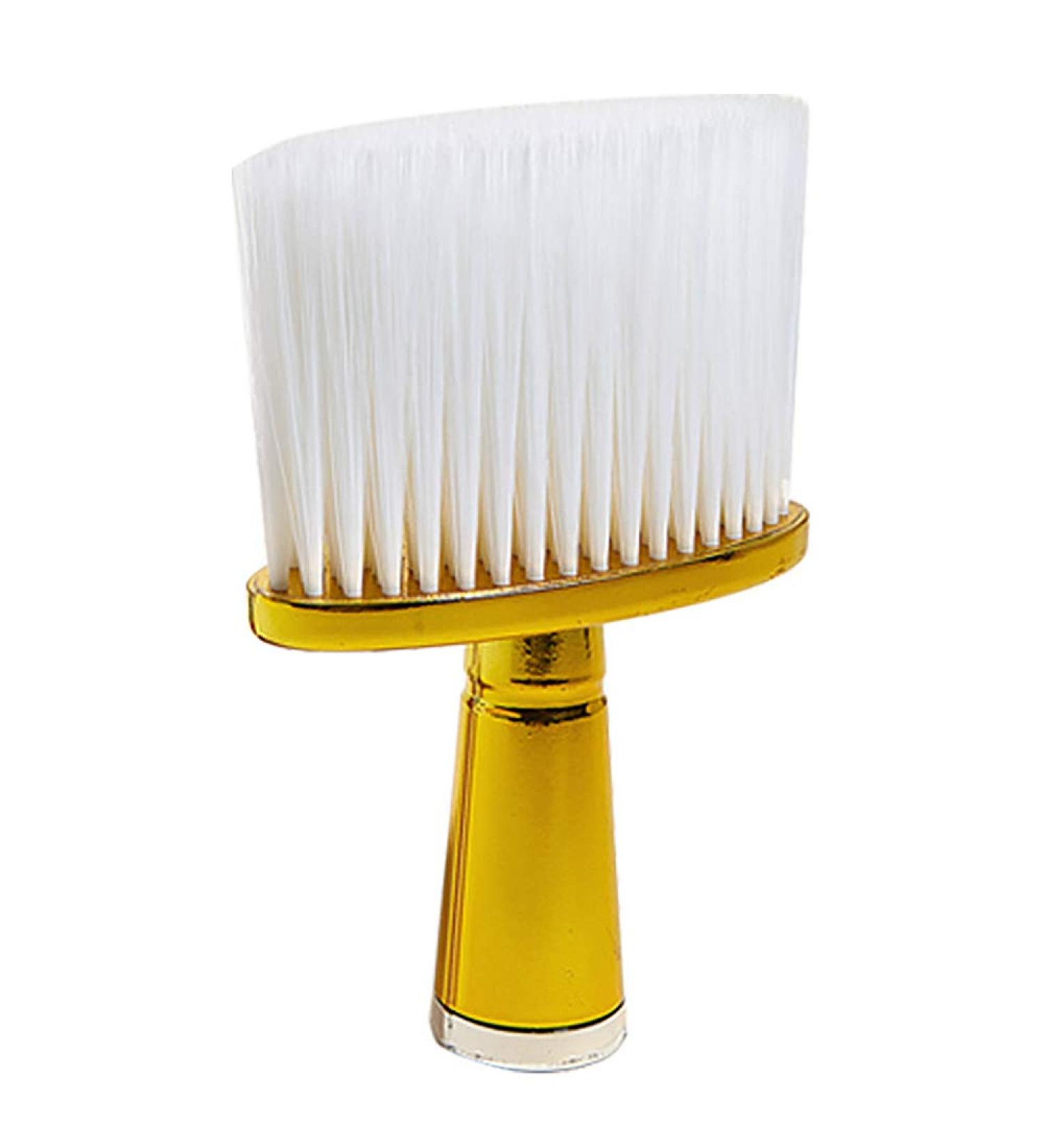 Monumen Soft Hair Brush for Neck & Face - Gold Hairdressing Cleaning Tool for Barbers | International Shipping - Buy Online on GoSupps.com