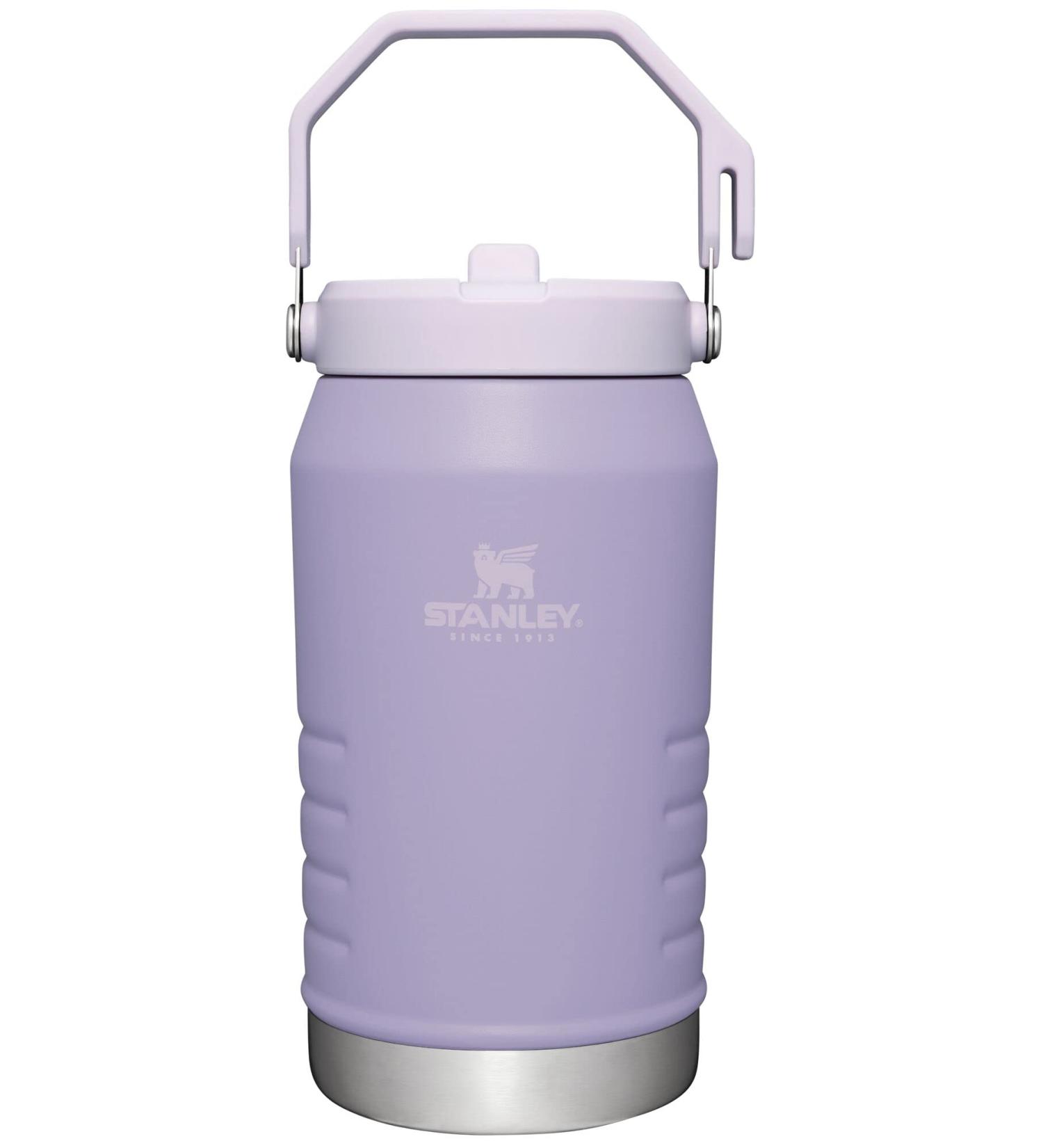 Stanley IceFlow 64oz Stainless Steel Water Jug - Vacuum Insulated, Leakproof Flip Cap, Lavender - Ideal for Home, Office - Reusable Tumbler with Straw - Buy Online on GoSupps.com