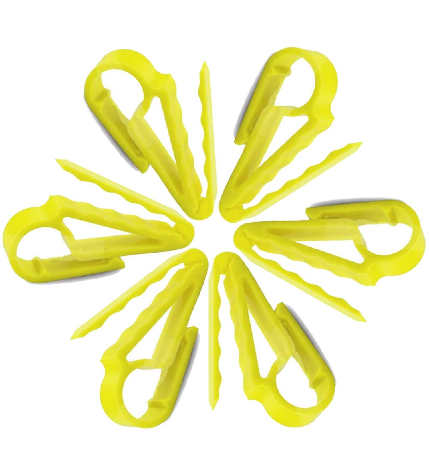 Chiloskit Cigar Holder Cigar Clip Cigars Cigar Minder for Golfers Golf Carts Pack of 6 (Yellow) - Buy Online on GoSupps.com