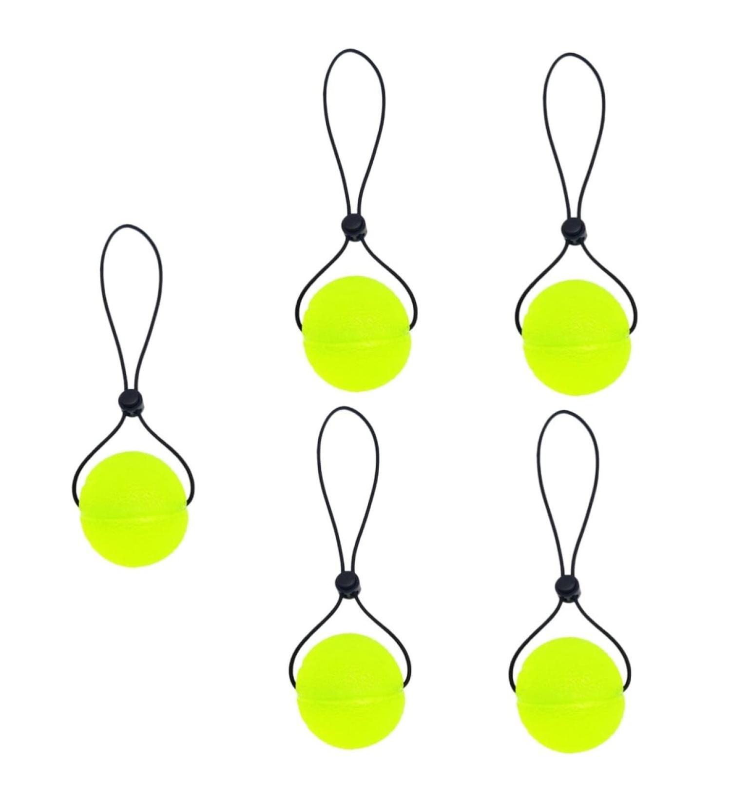 Fomiyes 5-St Handle Ball Trainer - Finger Exercise Grip Ball for Adults | TPE Squeezing & Hand Training Tool - Buy Online on GoSupps.com