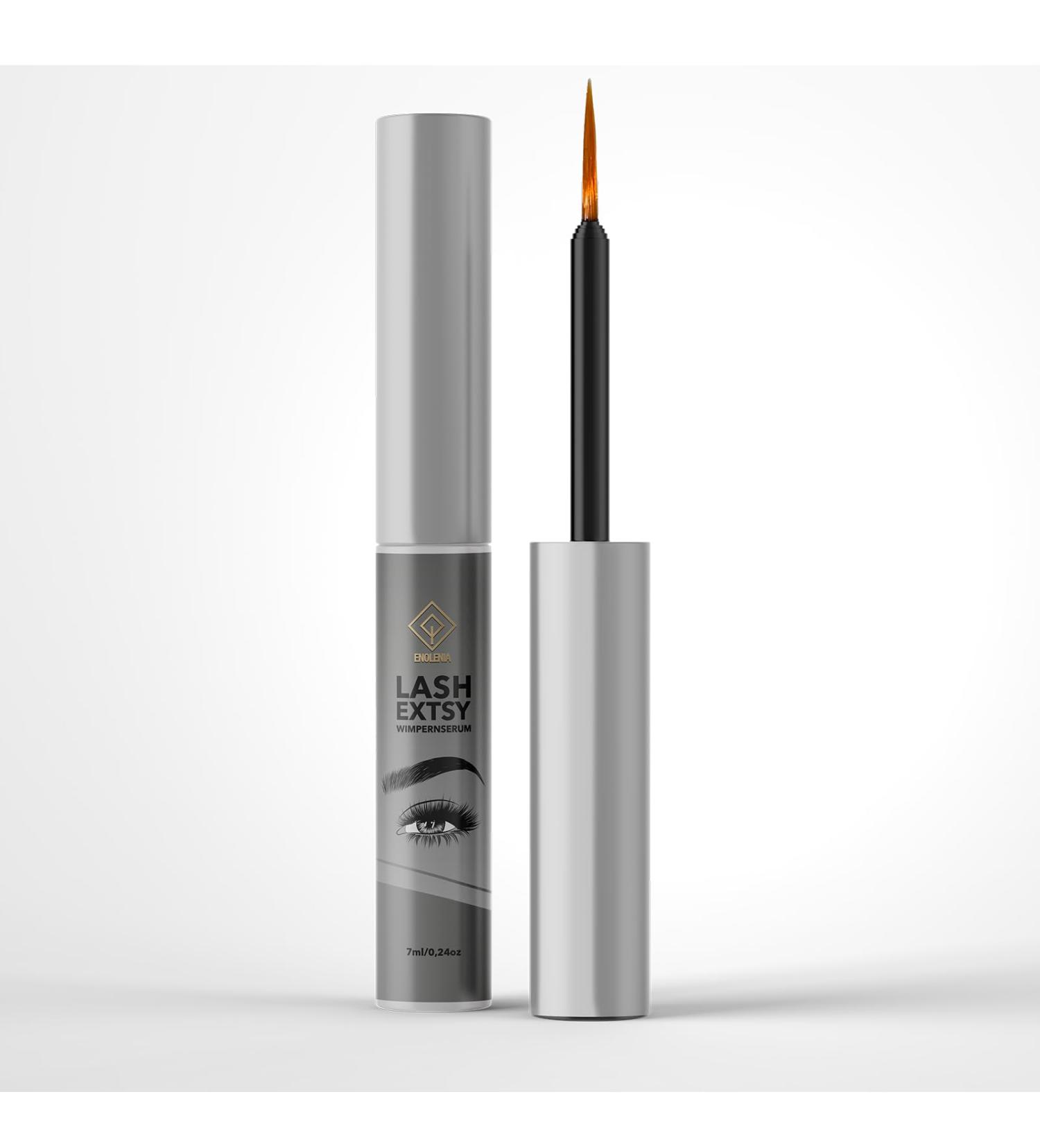  Enolenia LashExtsy Serum for naturally longer fuller eyelashes - Intensive eyelash care and growth - Complete eyelash serum - Vegan and cruelty-free - 7 ml - Buy Online on GoSupps.com