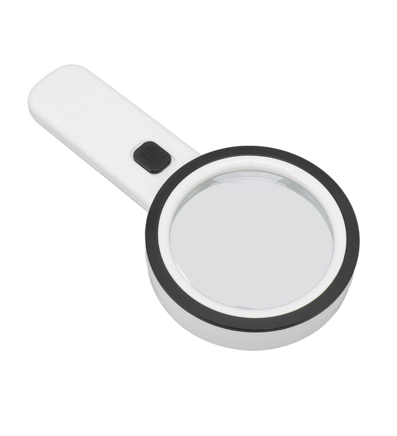 Magnifying Glass 12 Ant 30X Coin Checking Magnifier Reading Optics Magnifying Glass with Light 30X Magnifying Glass with Glass Mirror for Led Large Double Glass White Light and - Buy Online on GoSupps.com