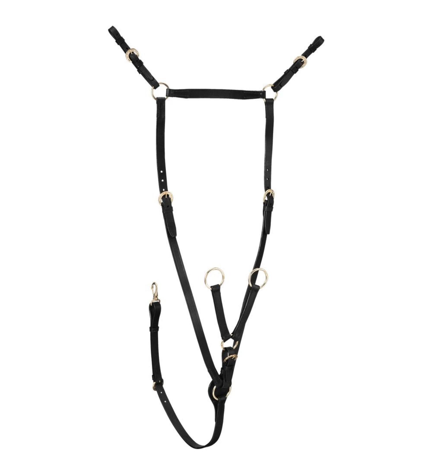Australian Outrider Breastplate Martingale Black Small