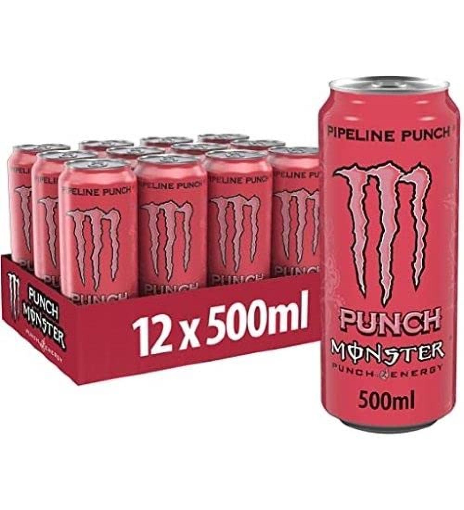 Monster Pipeline Punch 12 x 500 ml - Buy Online on GoSupps.com
