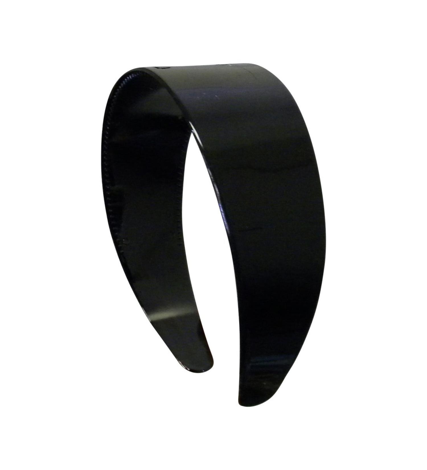 Motique Accessories 2 Inch Black Hard Plastic Headband with Teeth for Women and Girls - Wide Hairband - Buy Online on GoSupps.com