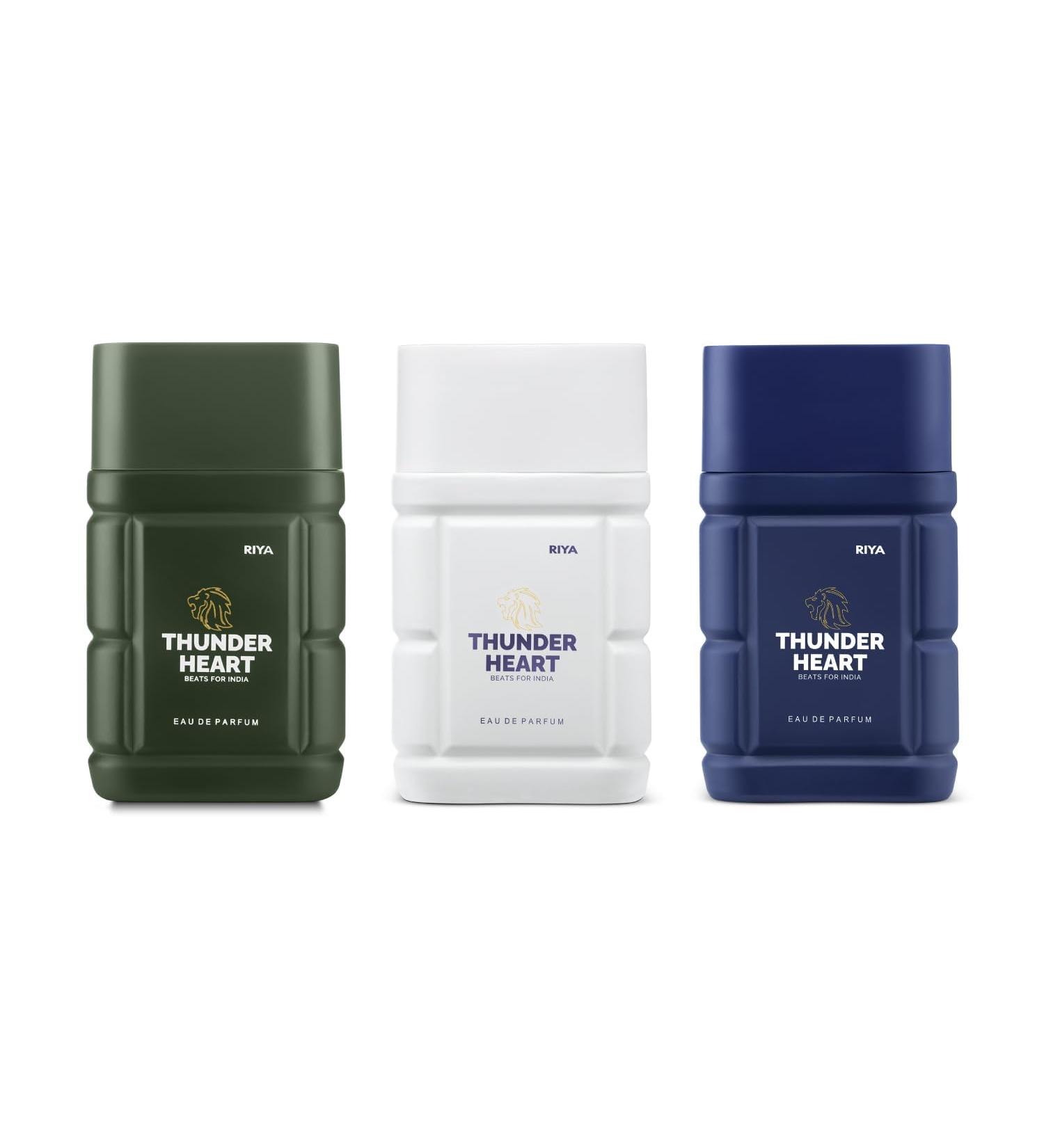 AARVVINTA CRAFT BEATS FOR INDIA (Green White & Blue) | Perfume for Men Women (100 ml each) Unisex Eau De Parfum with Long Lasting Fragrance Nutmeg Amber Aquatic Notes Pack of 3 - Buy Online on GoSupps.com