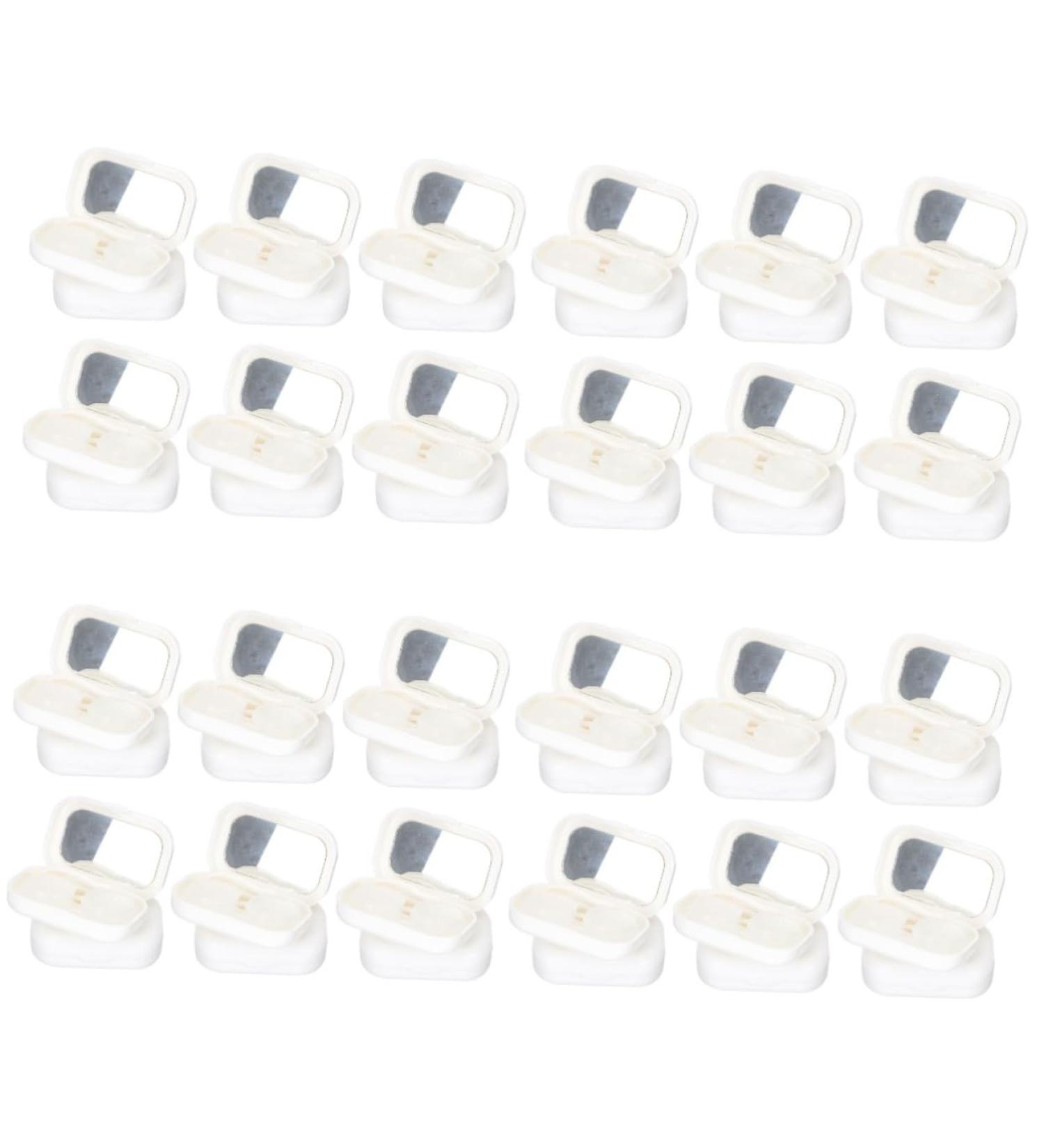 Buy Healvian 48-Piece Contact Lens Case Set Durable Plastic Holder & Cosmetic Lens Bracket International Shipping Available - Buy Online on GoSupps.com