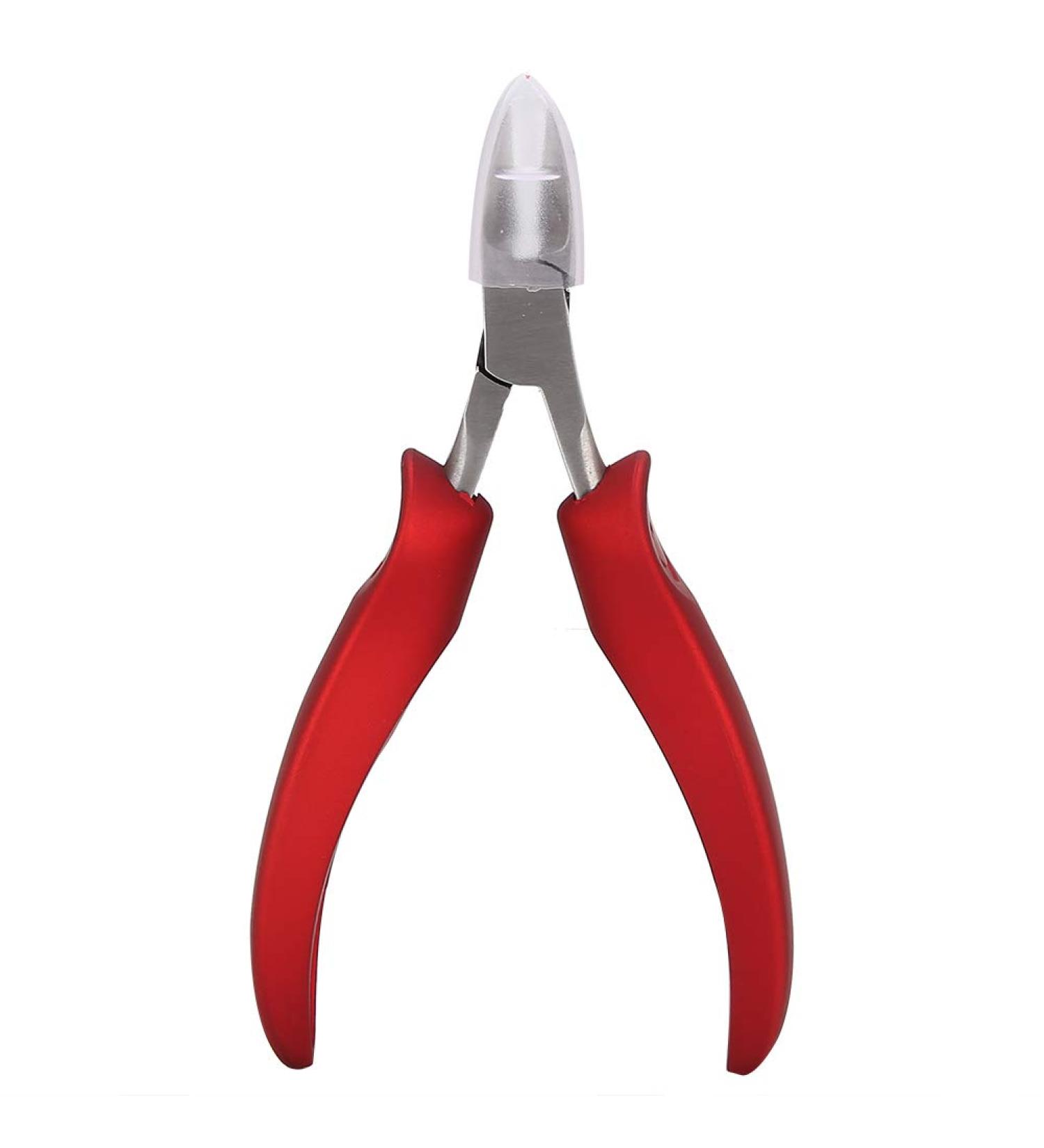 Cuticle Plier Practical To Use Easy To Operate Long Service Life Dead Skin Removal Nipper for Onychomycosis for Salon(S1 red) - Buy Online on GoSupps.com