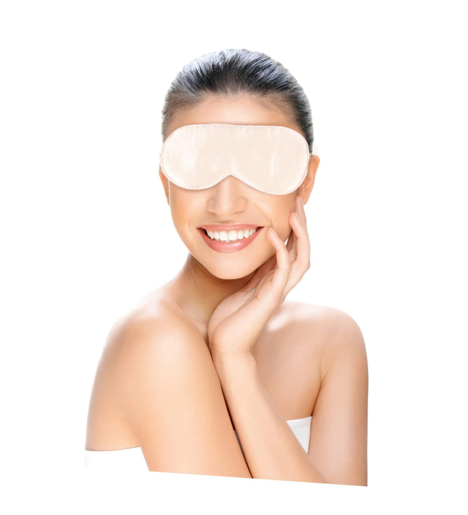 FRCOLOR 1 Pc Eye Mask Silk Satin Eye for Sleeping Eye Patch Weighted Sleeping Mask Eye Mask Mask Gel Mascara Para Silk Comfortable Shaded Eye Patch - Buy Online on GoSupps.com