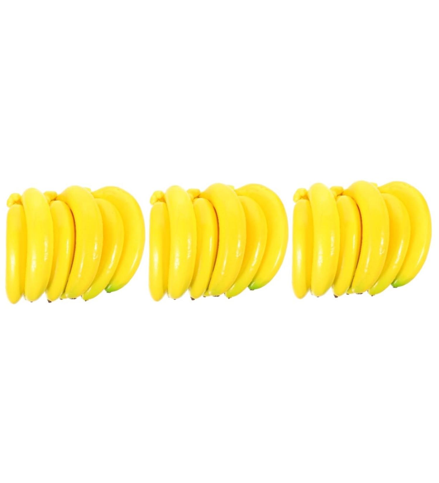 ABOOFAN 9 Pcs Simulated Banana Toddler Ornament Fruit Model Decor Food Toys Scene Adornment Toys for Toddler Photo Ornament Decorations for Home Artificial Fruit Home D cor Window Foam - Buy Online on GoSupps.com