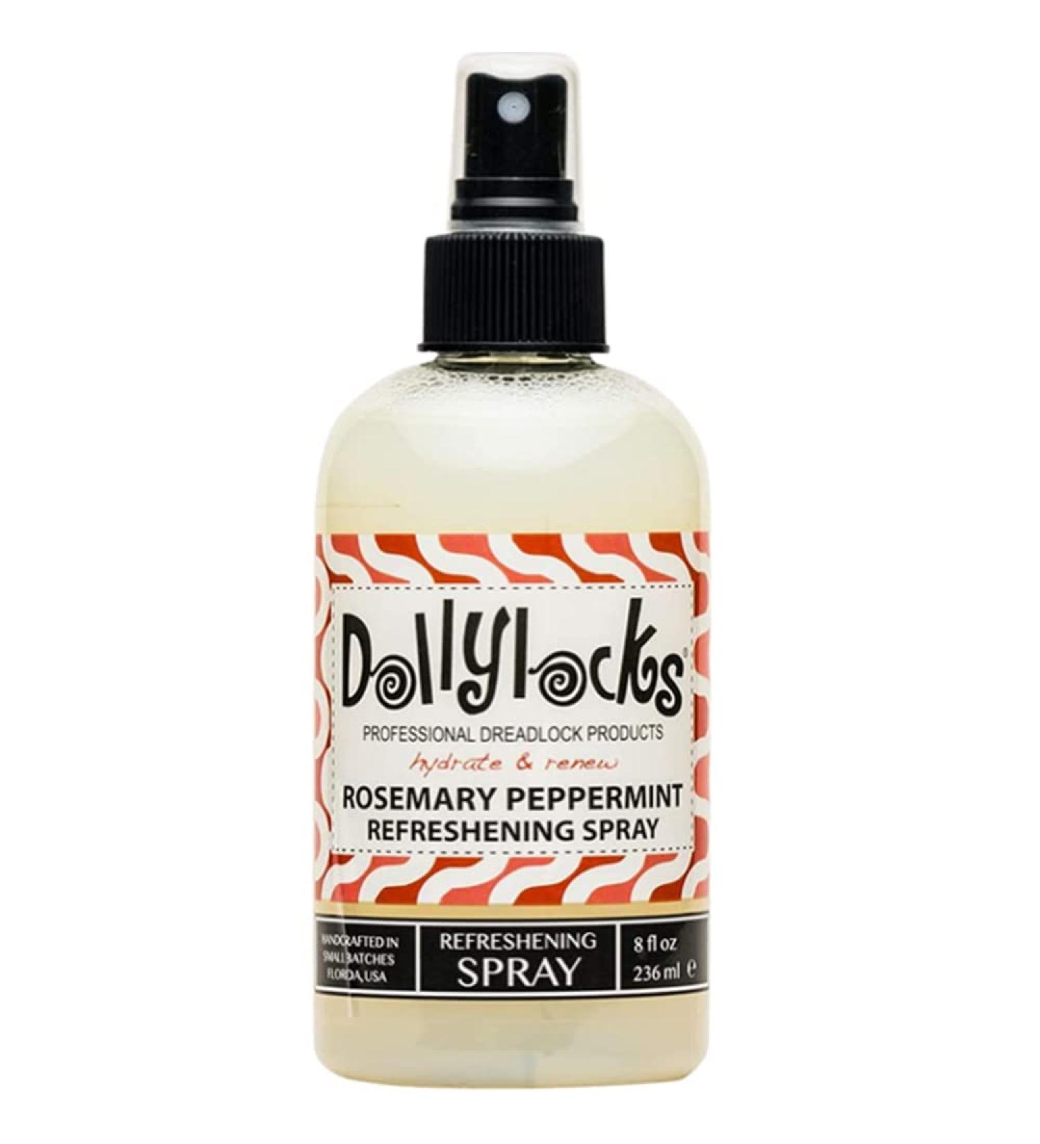 Dollylocks Organic Dreadlock Refreshening Spray - Rosemary Peppermint 8oz - Buy Online on GoSupps.com