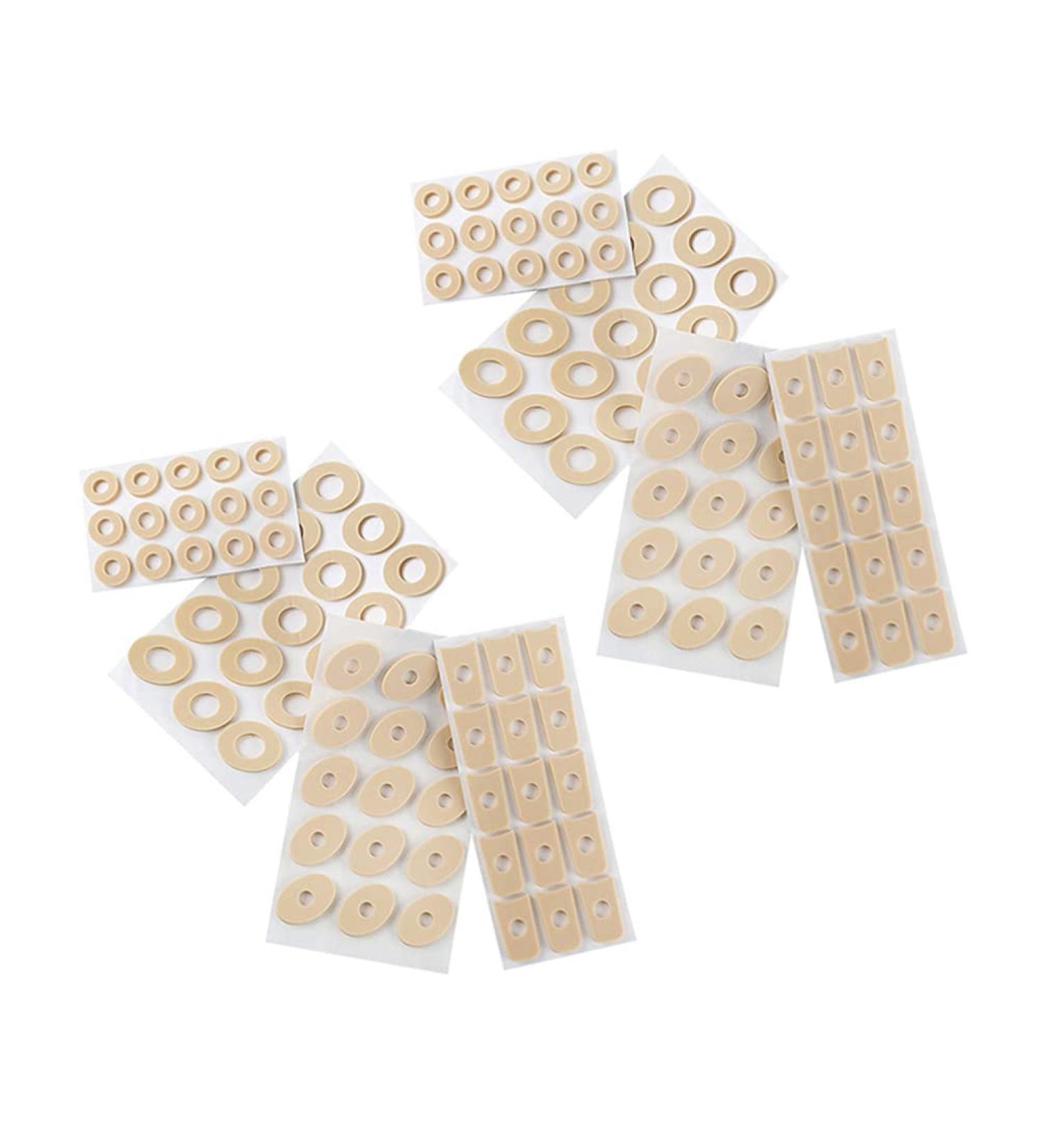 120pc Corn Cushions & Pads: Moleskin Tape, Blister Prevention, Anti-Wear Heel Stickers - Reduce Foot Pain - Buy Online on GoSupps.com