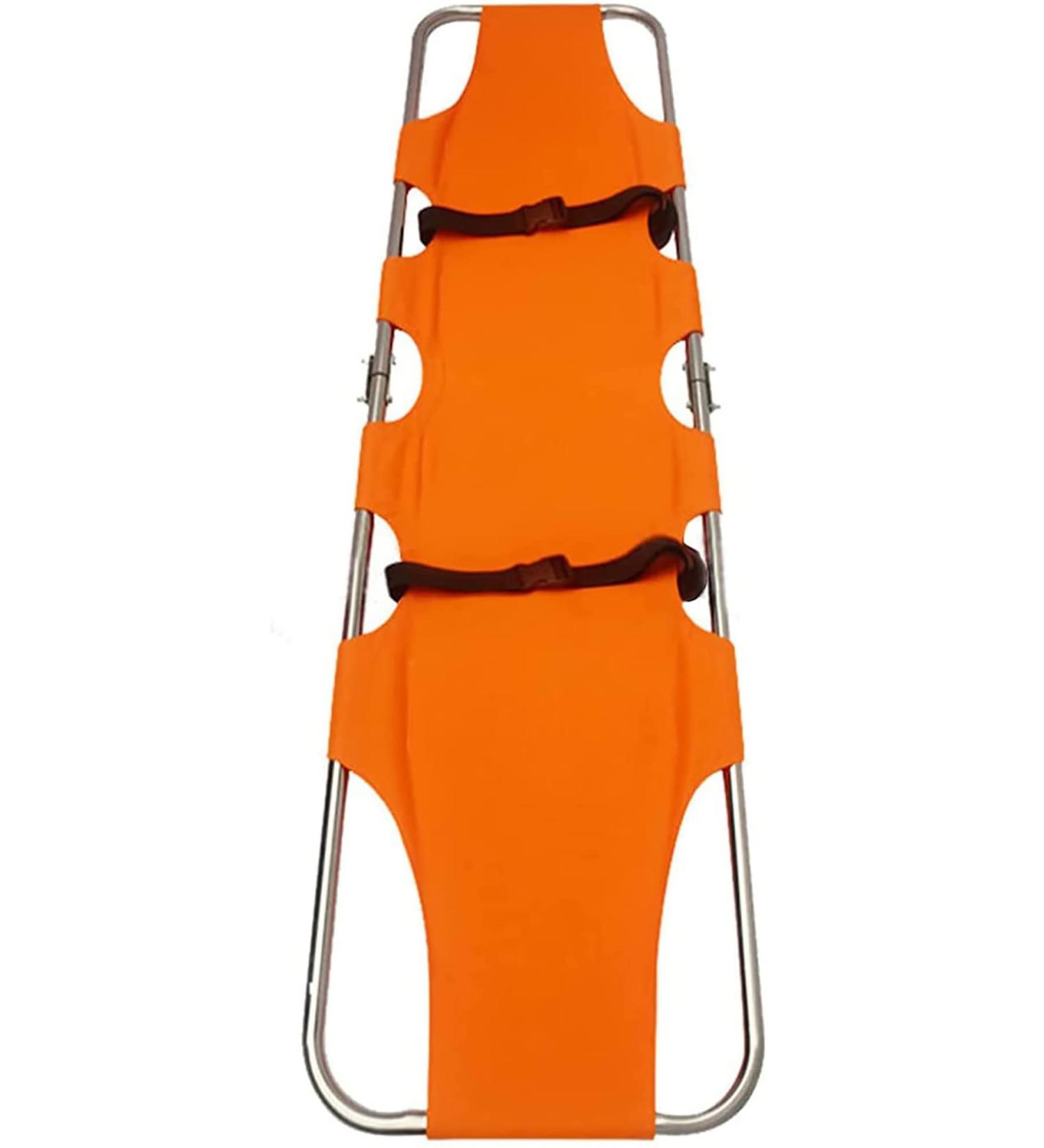 Multifunction Foldable Stretcher Stainless Steel Simple Cloth Stretcher Patient First Aid Stretcher Flat Transport Stretcher for Ambulance - Buy Online on GoSupps.com