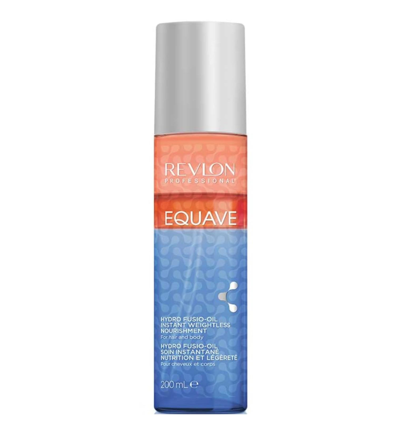 Revlon Professional Equave - Hydro Fusio-Oil - Instant Hair and Body Care - Leave-in Detangling Hair Care - Nourishment and Lightness for Hair and Body - 200ml - Buy Online on GoSupps.com