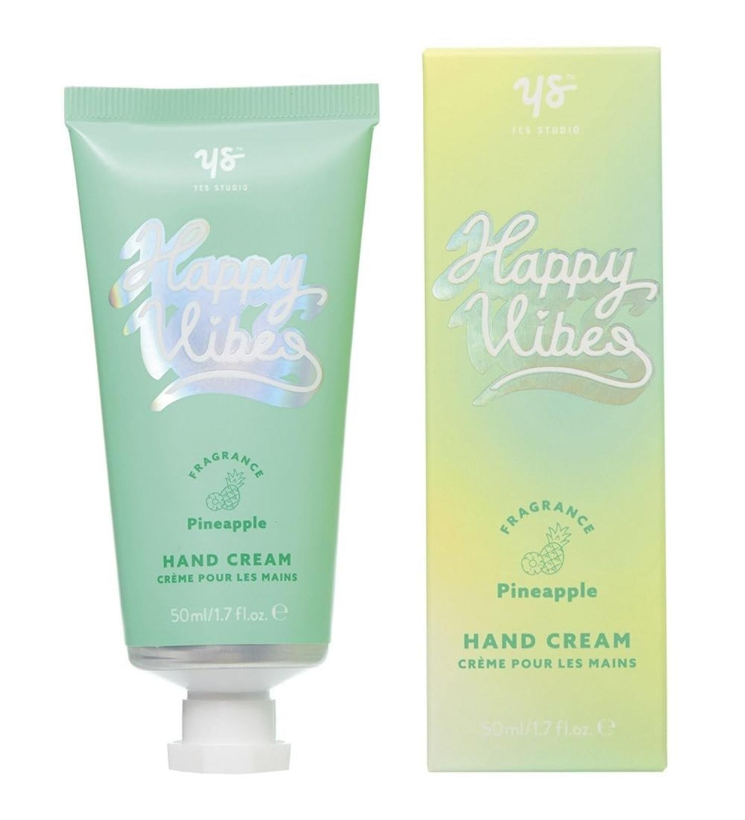 Yes Studio Happy Vibes Pineapple Fragranced Nourishing Hand Cream Tube 50ml - Buy Online on GoSupps.com
