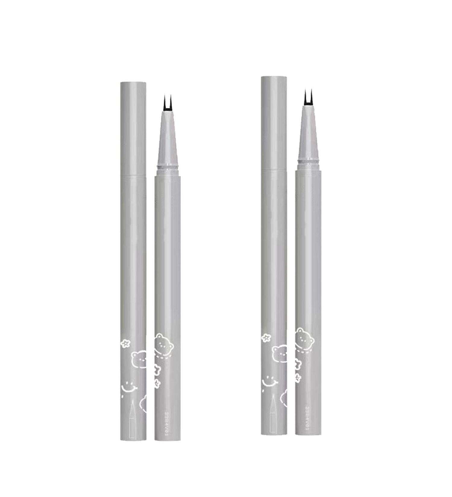 PARWENE Double Tip Waterproof Liquid Eyeliner - Brown/Black | Lower Eyelash Pencil - Buy Online on GoSupps.com