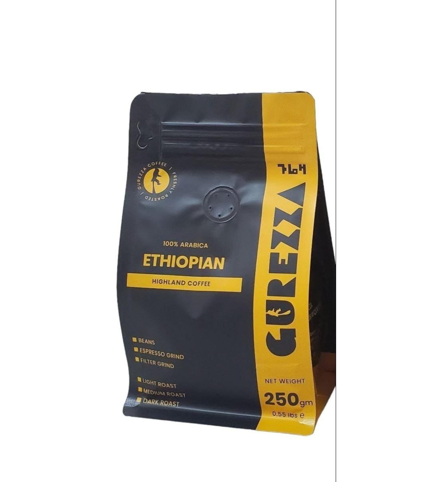 Gurezza coffee fine roasted coffee beans directly from the Motherland of the arabica coffee Amazing coffee roasted to perfection (Light roasted coffee beans 500gr) - Buy Online on GoSupps.com