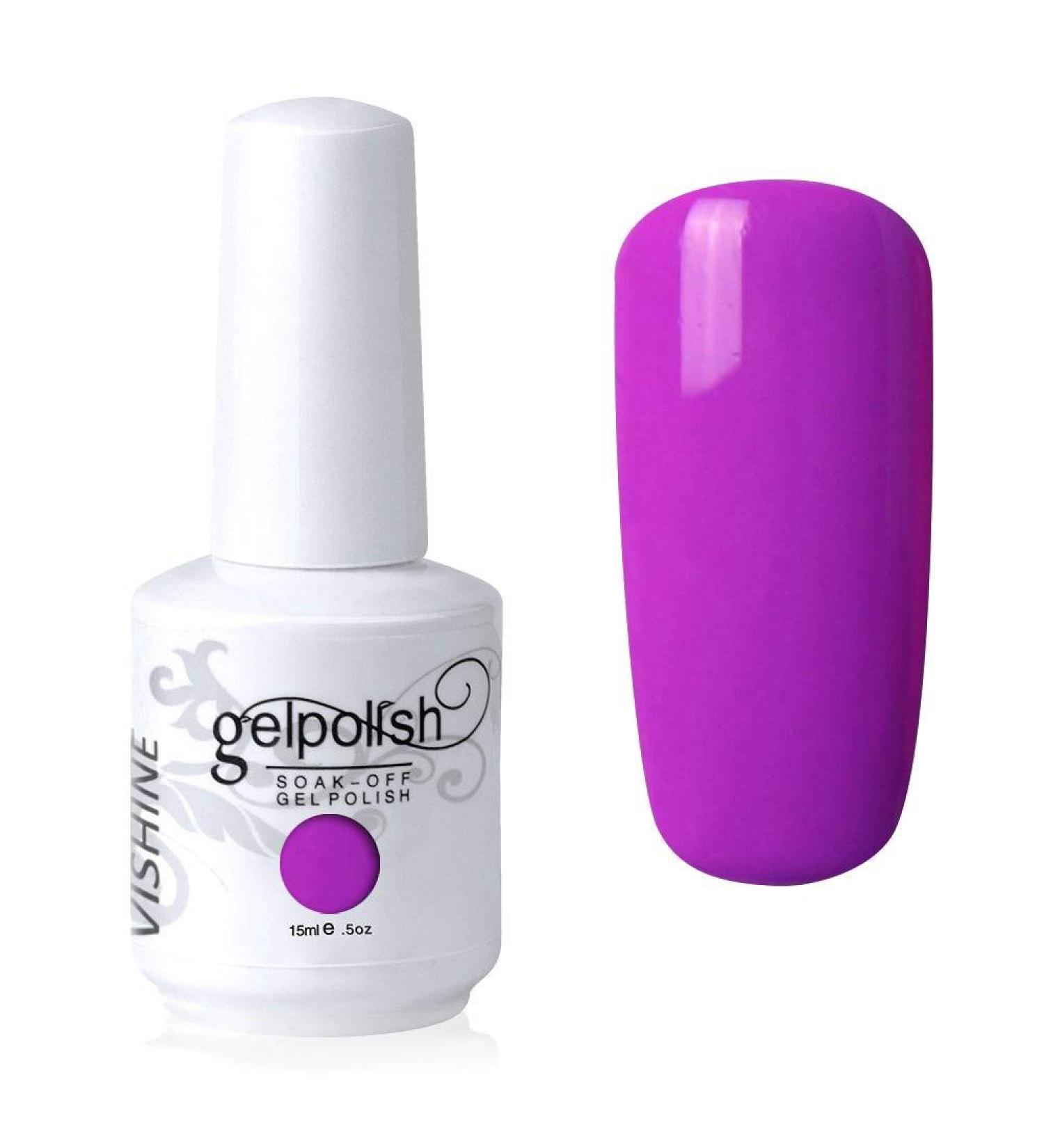 Vishine Gelpolish Soak-off Nail Art UV LED Nail Polish Salon Manicure Magenta 557 #557 - Buy Online on GoSupps.com