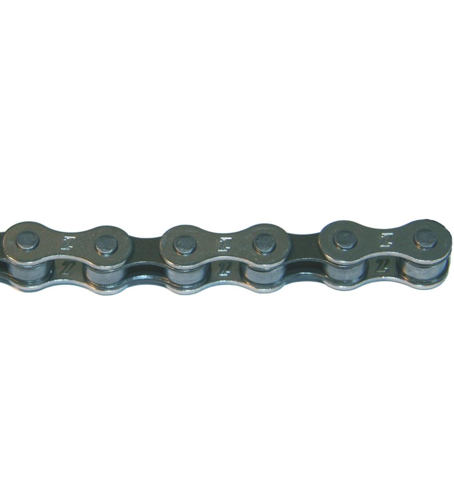 KMC Z410 Bicycle Chain (1-Speed, 1/2 x 1/8-Inch, 112L, Silver/Black)