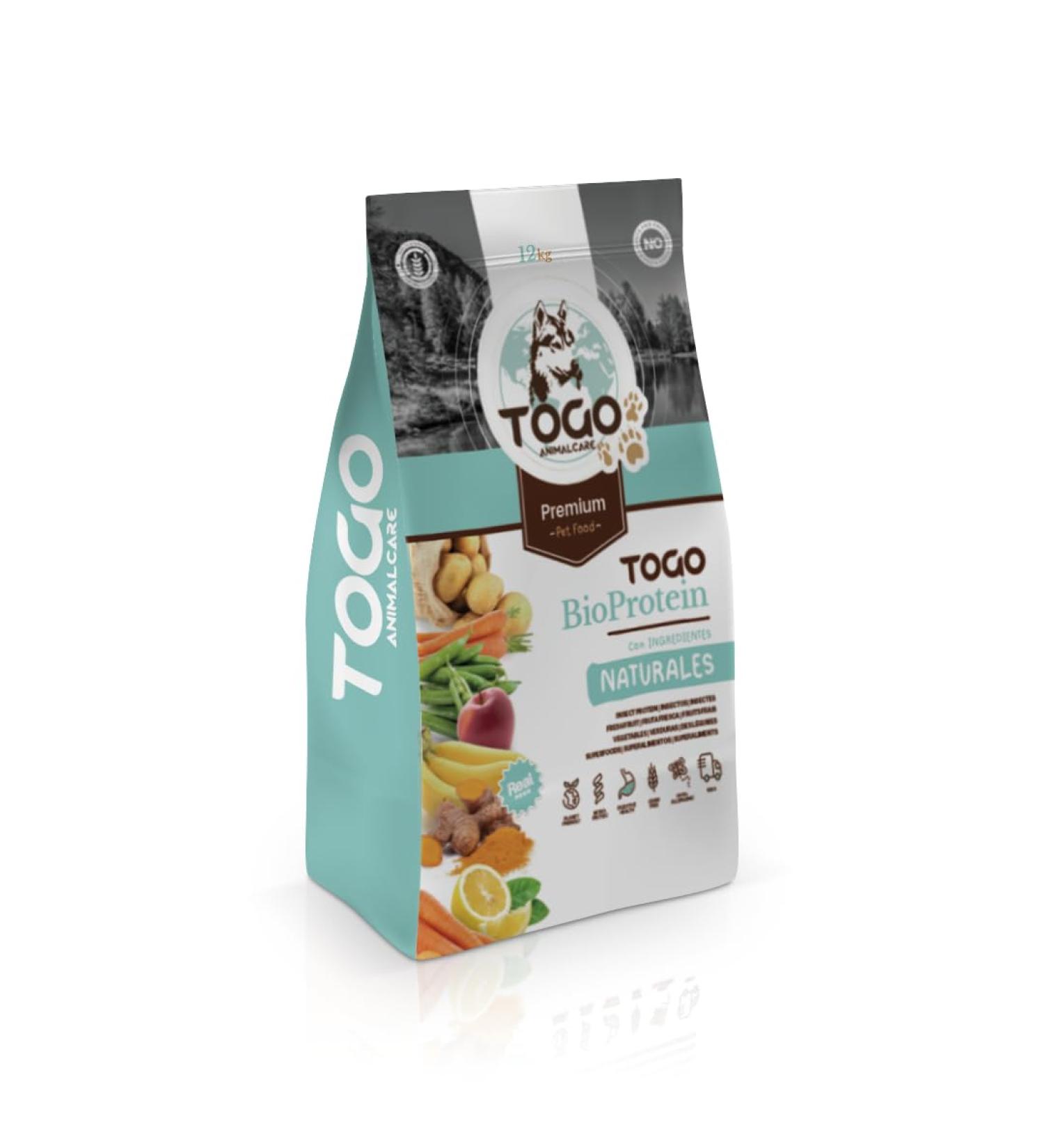 Hypoallergenic Food Togo 12 kg Grain-free food | Suitable for all breeds | Large and medium | Ideal for gastrointestinal renal and joint systems | Natural and Light - Buy Online on GoSupps.com