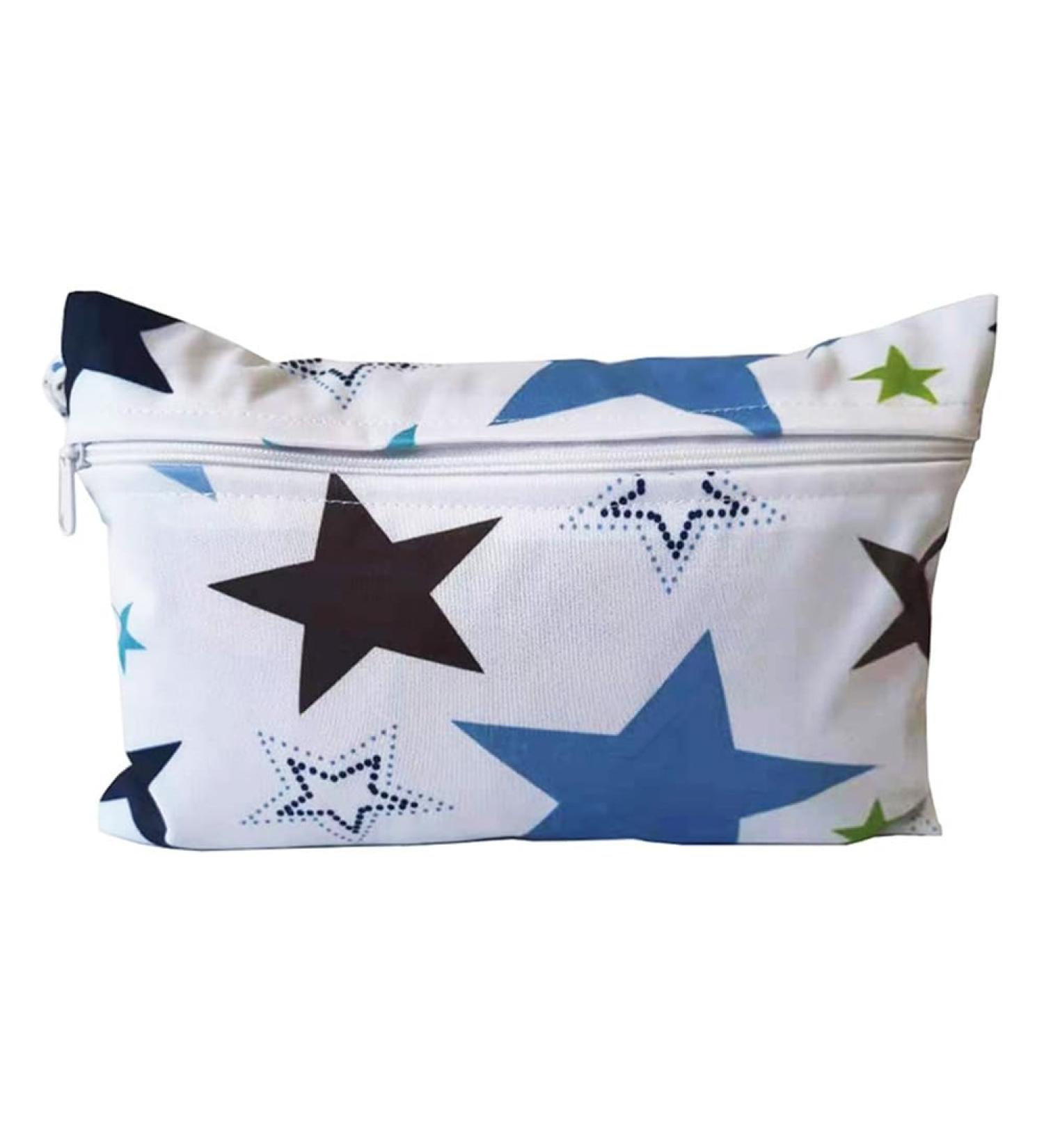 Qiantull Mini Diaper Bag | Waterproof Animal Pattern Wet Dry Organizer for Babies | Ideal for Travel Beach & Swimming 22x15cm - Buy Online on GoSupps.com