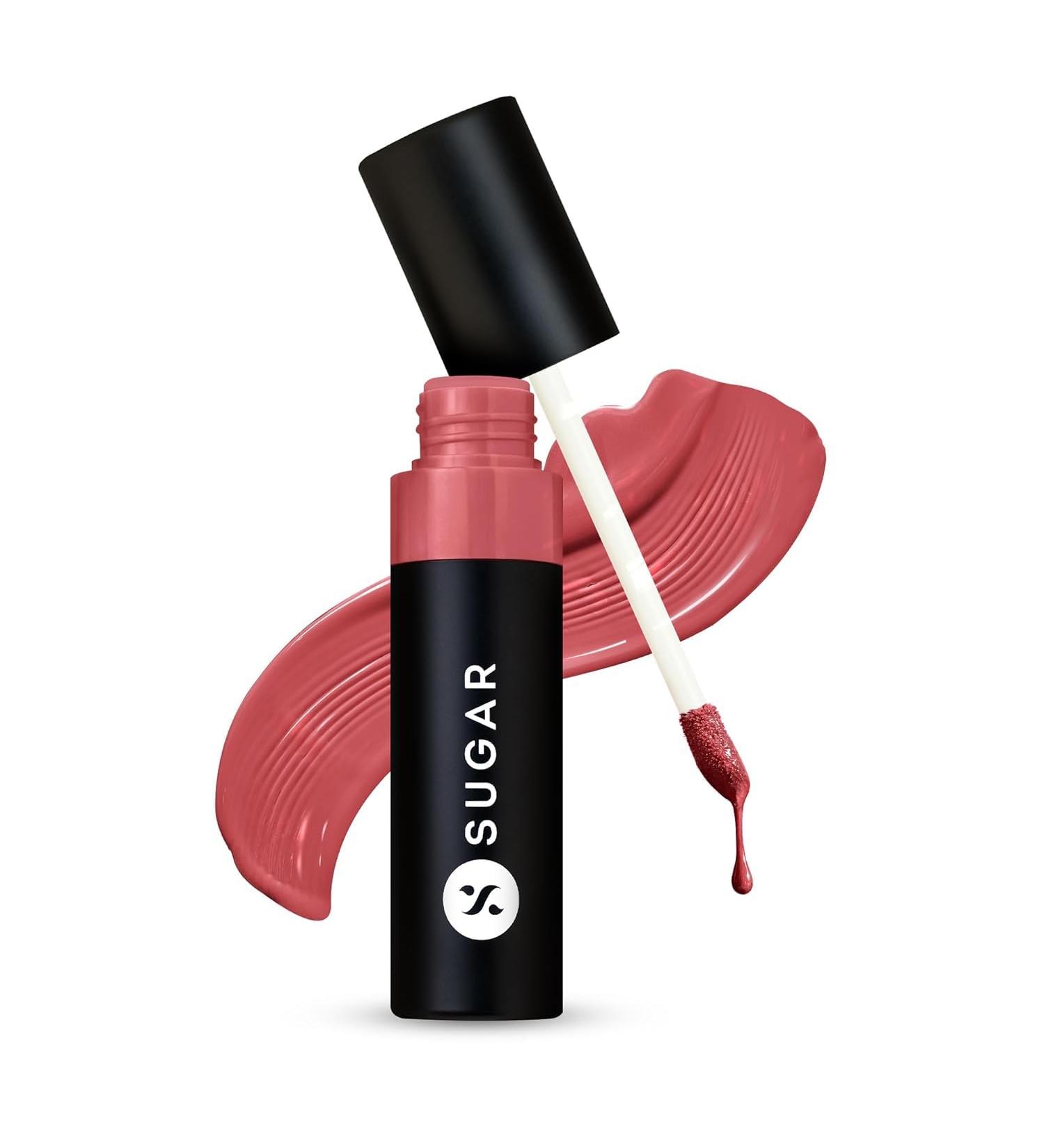 Love Earth Cosmetics Partner In Shine Transferproof Glossy Lipstick Lasts up to 24 hours Transferable & stain resistant 3ml 06 Rouge Rueda - Buy Online on GoSupps.com
