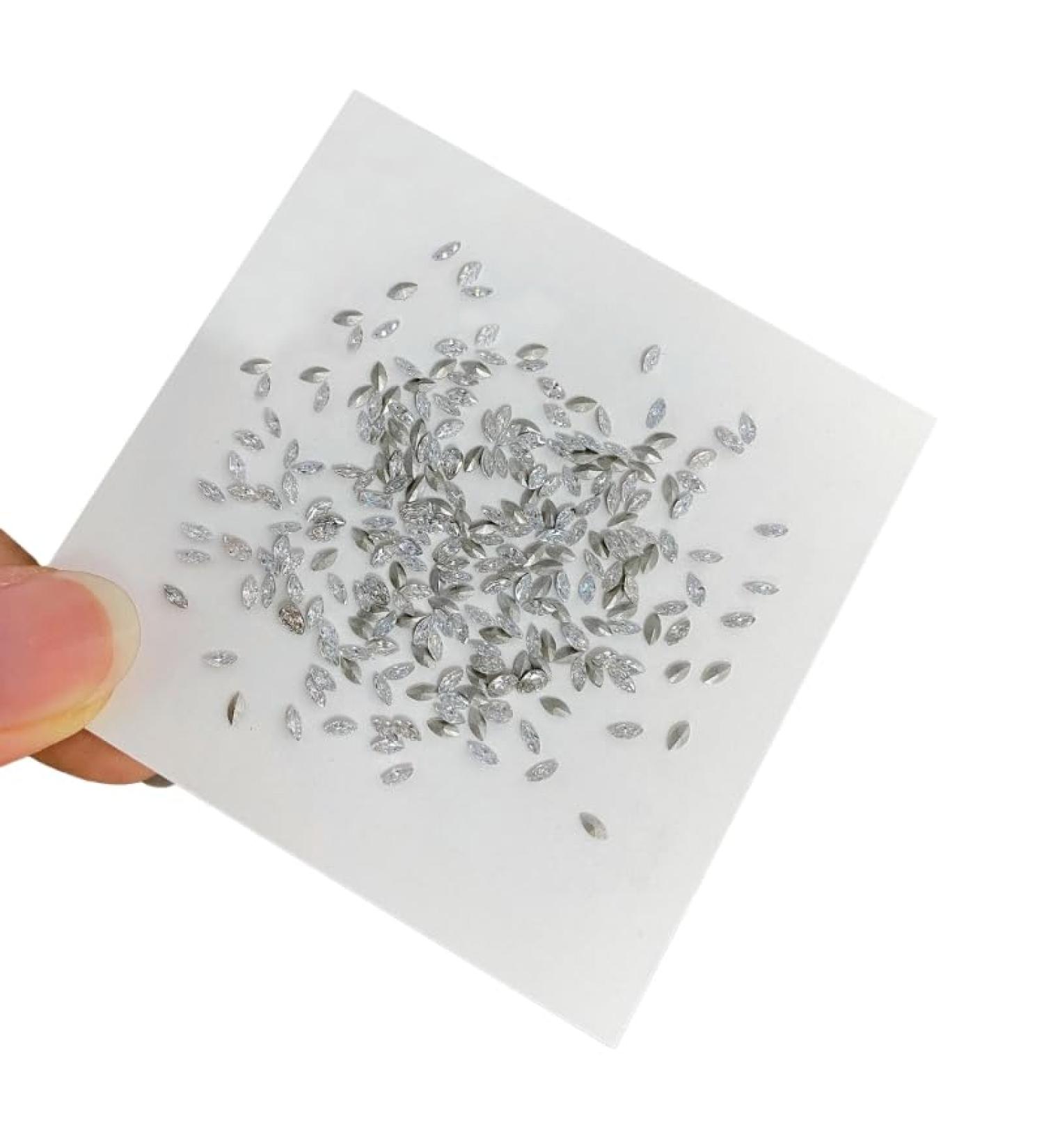 3D Crystal Rhinestones Flat Back Clear Stones for Art Decor and Rhinestones and with Pearl-Nail - Buy Online on GoSupps.com
