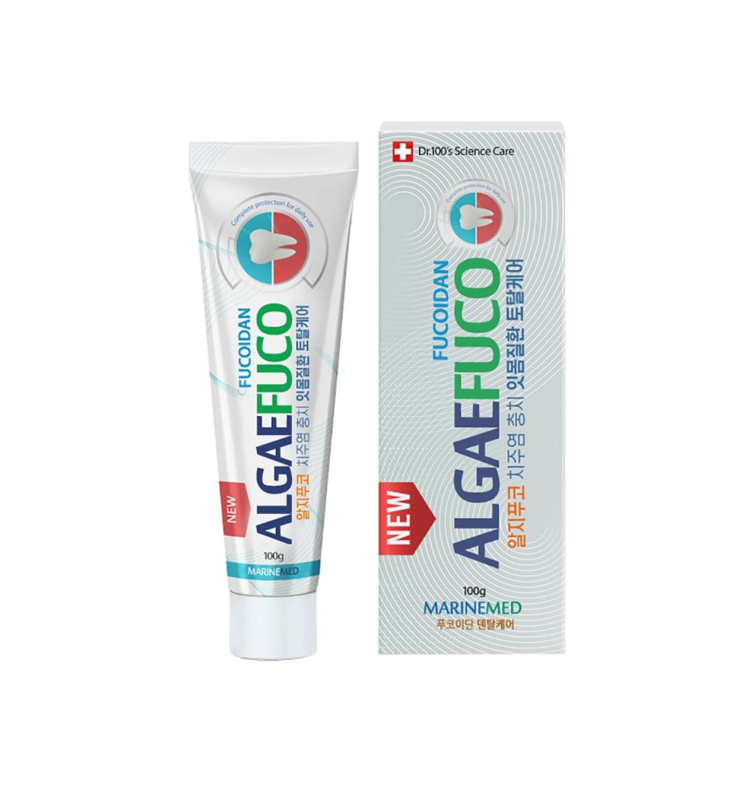 ALGAEFUCO Fucoidan Toothpaste 3.5 oz Natural Seaweed Extract Formula Refreshing Clean Mint Flavor Gentle Oral Care Keeps Breath Fresh - Buy Online on GoSupps.com