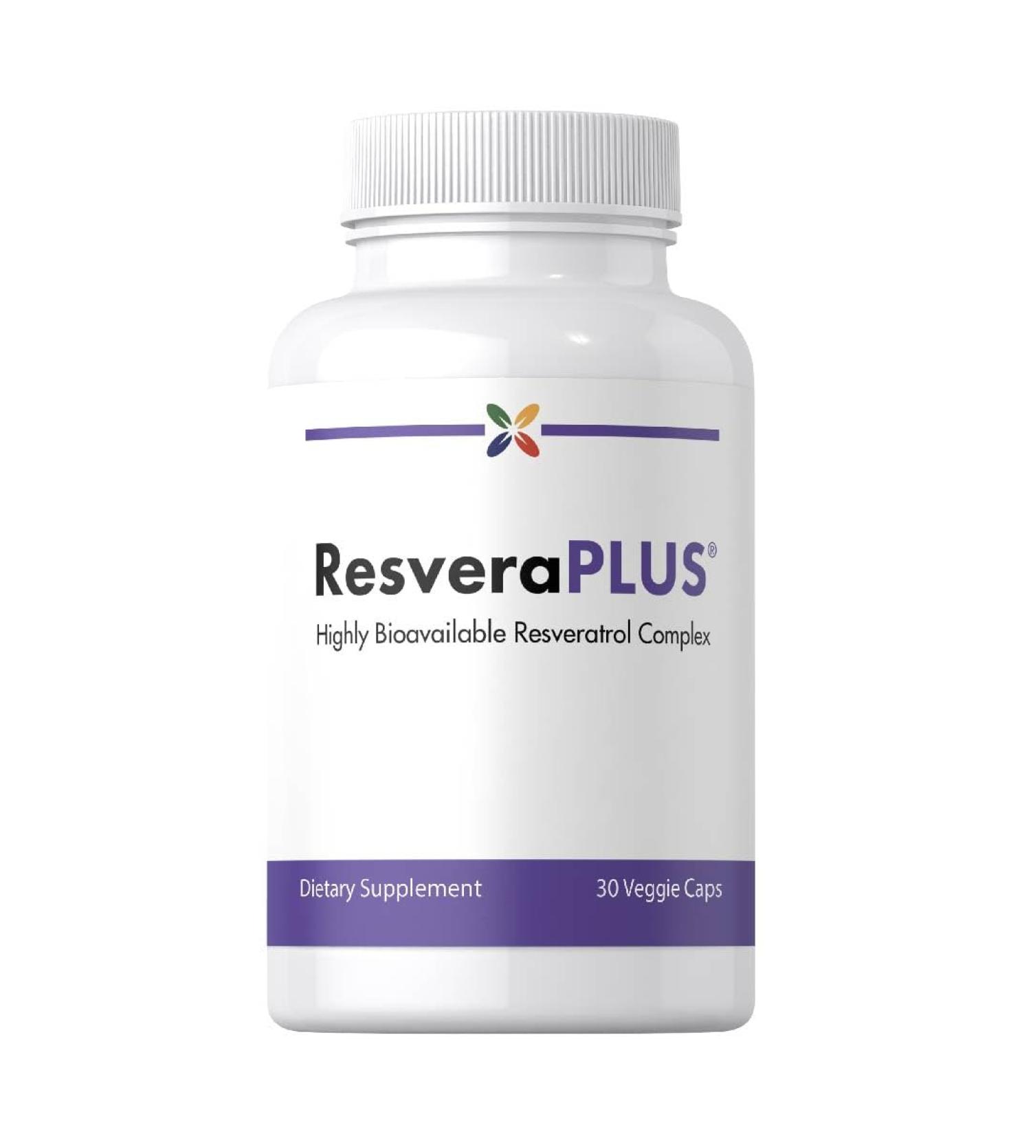 Stop Aging Now - Resveratrol Complex Supplement - with Berberine - 30 Vegetarian Capsules - Buy Online on GoSupps.com