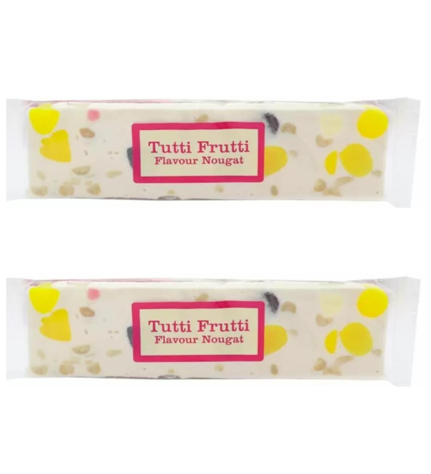 Tutti Frutti Flavour Nougat - 2 x 130g Bars