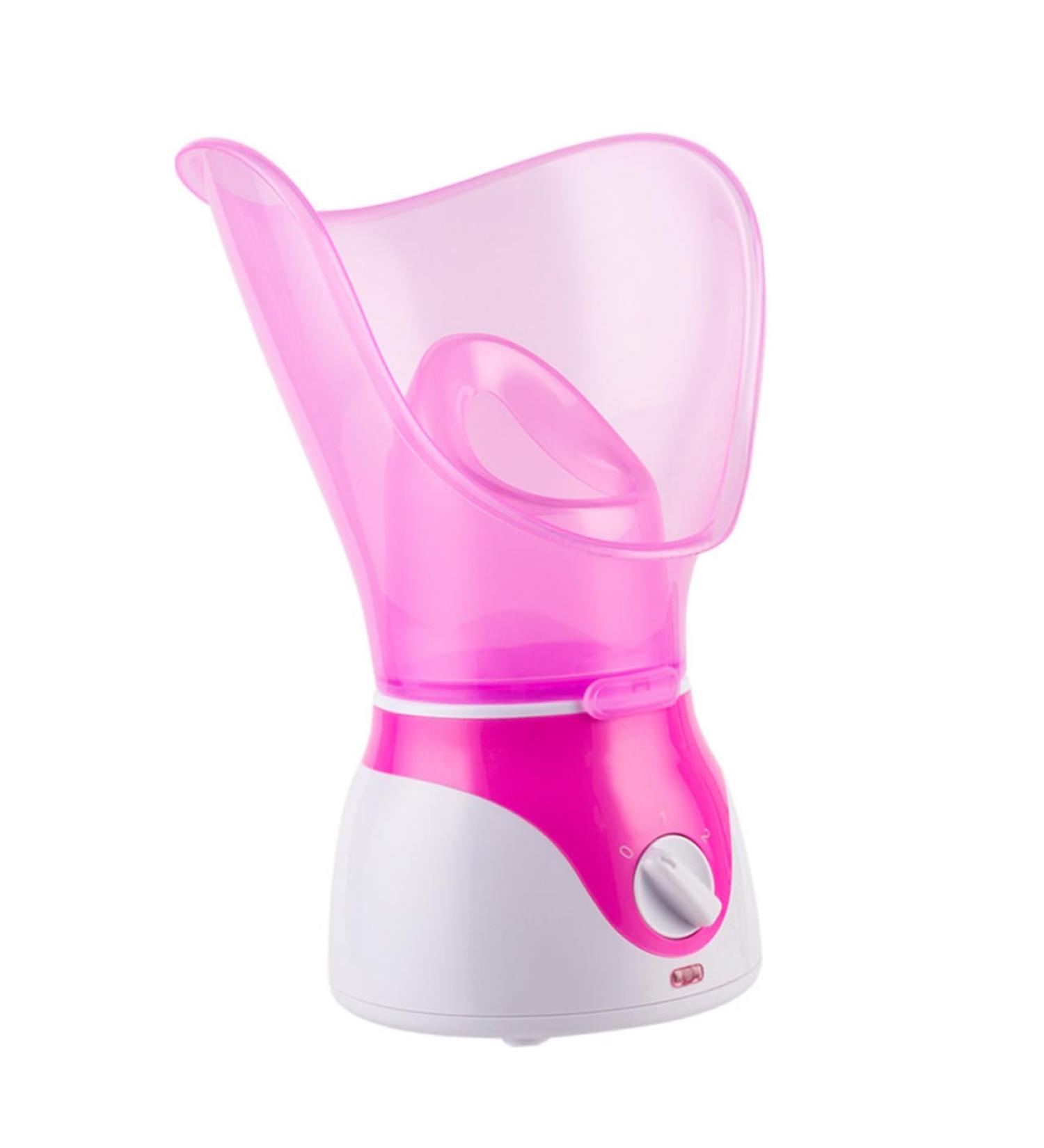 Baluue Facial Spa Steamer Face Steamer Black Head Remover Humidifiers for Home Facial Mist Sprayer Pink - Buy Online on GoSupps.com