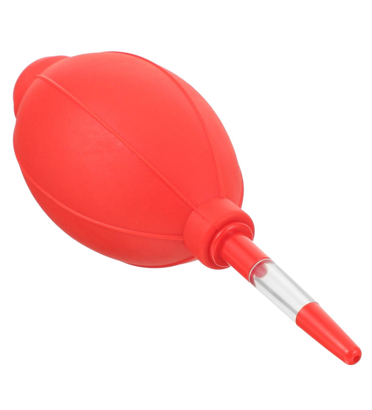Lurrose Ear Cleaning Device - Air Blower & Dust Ball for Electronics Keyboards & Succulents - Red Hand Bulb Wash Tool - Buy Online on GoSupps.com