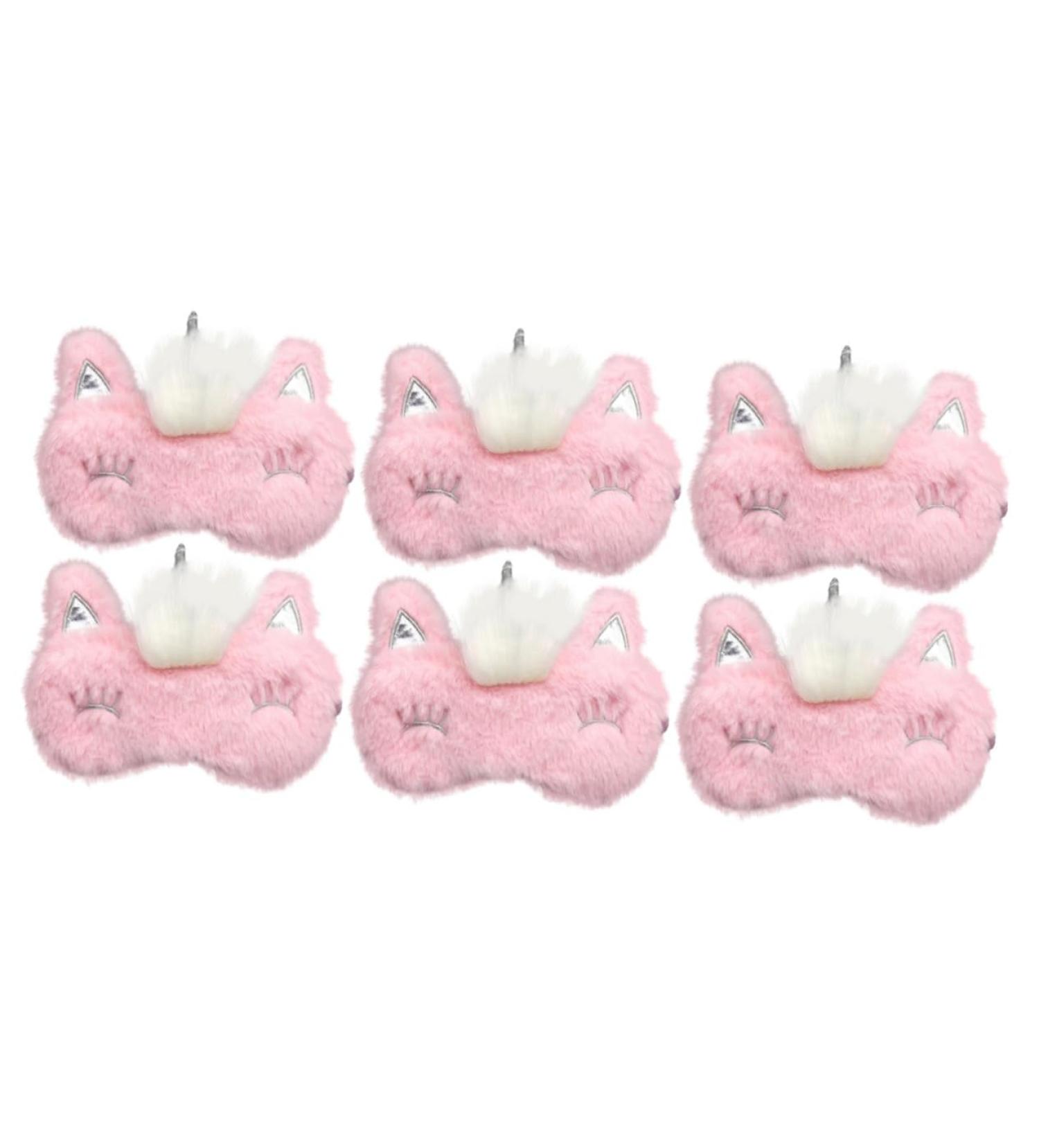 Shop Gatuida 6 Pcs Plush Eye Car Diffuser & Cooling Eye Masks for Kids Adorable Fox Design Perfect for Sleep - Buy Online on GoSupps.com