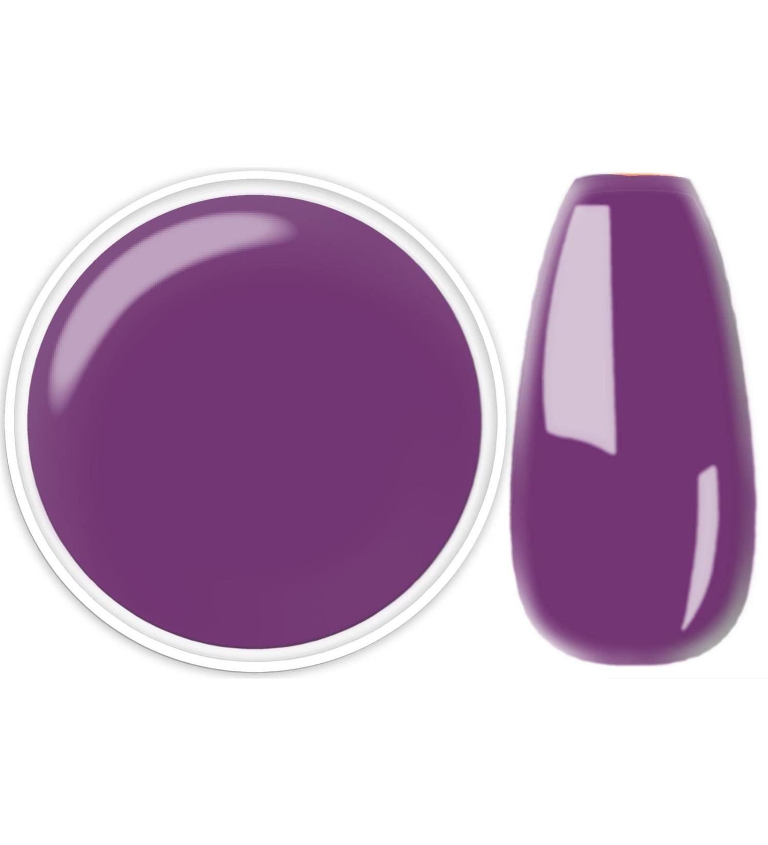 N+M PREMIUM color gel 5ml VIOLET" Opaque no stirring. Professional quality. UV and LED