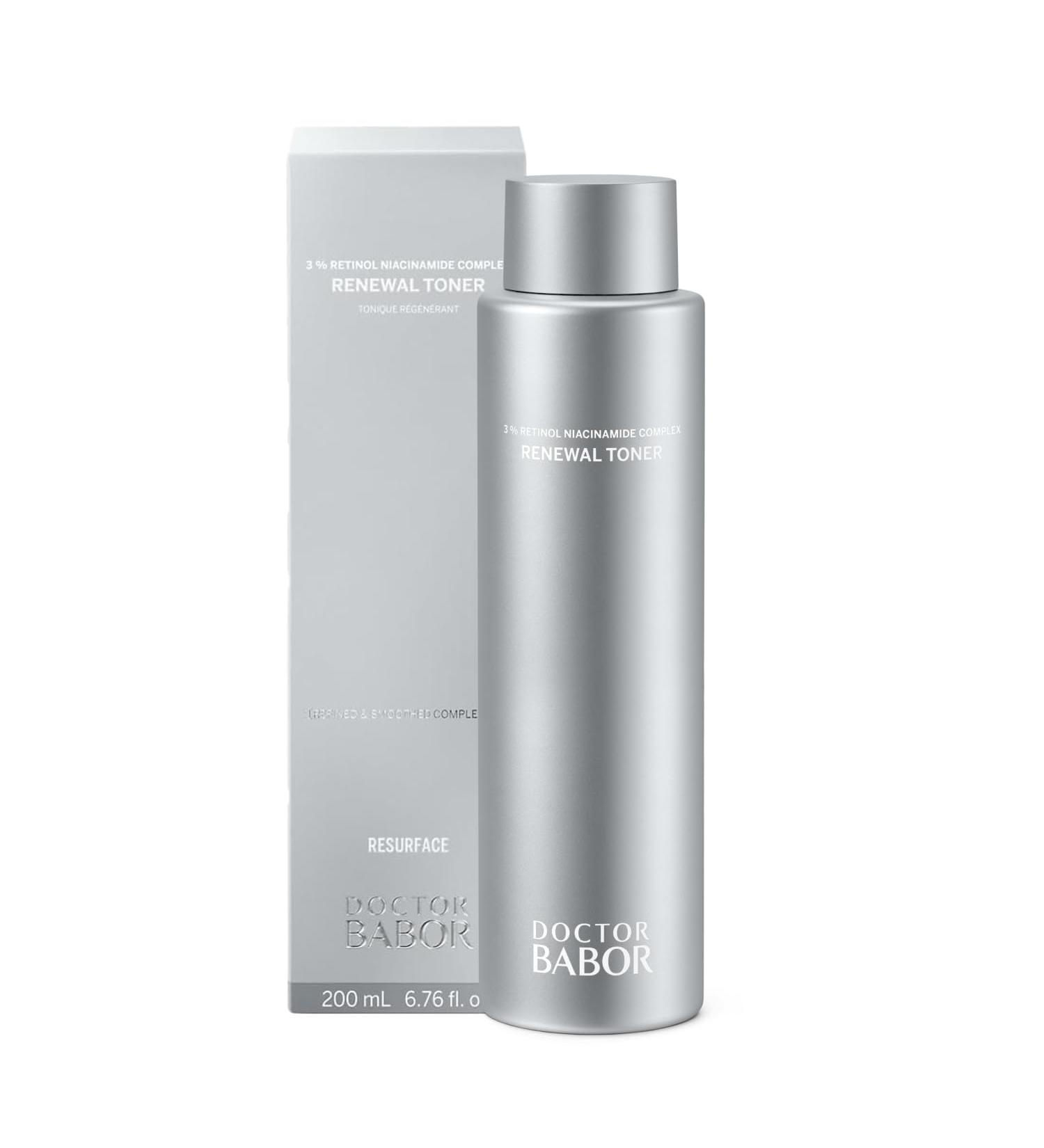 DOCTOR BABOR Renewal Toner - Smoothing & Refining Moisturizer with Retinol & Niacinamides for Even Skin Tone - 6.76oz - Now Improved - Buy Online on GoSupps.com