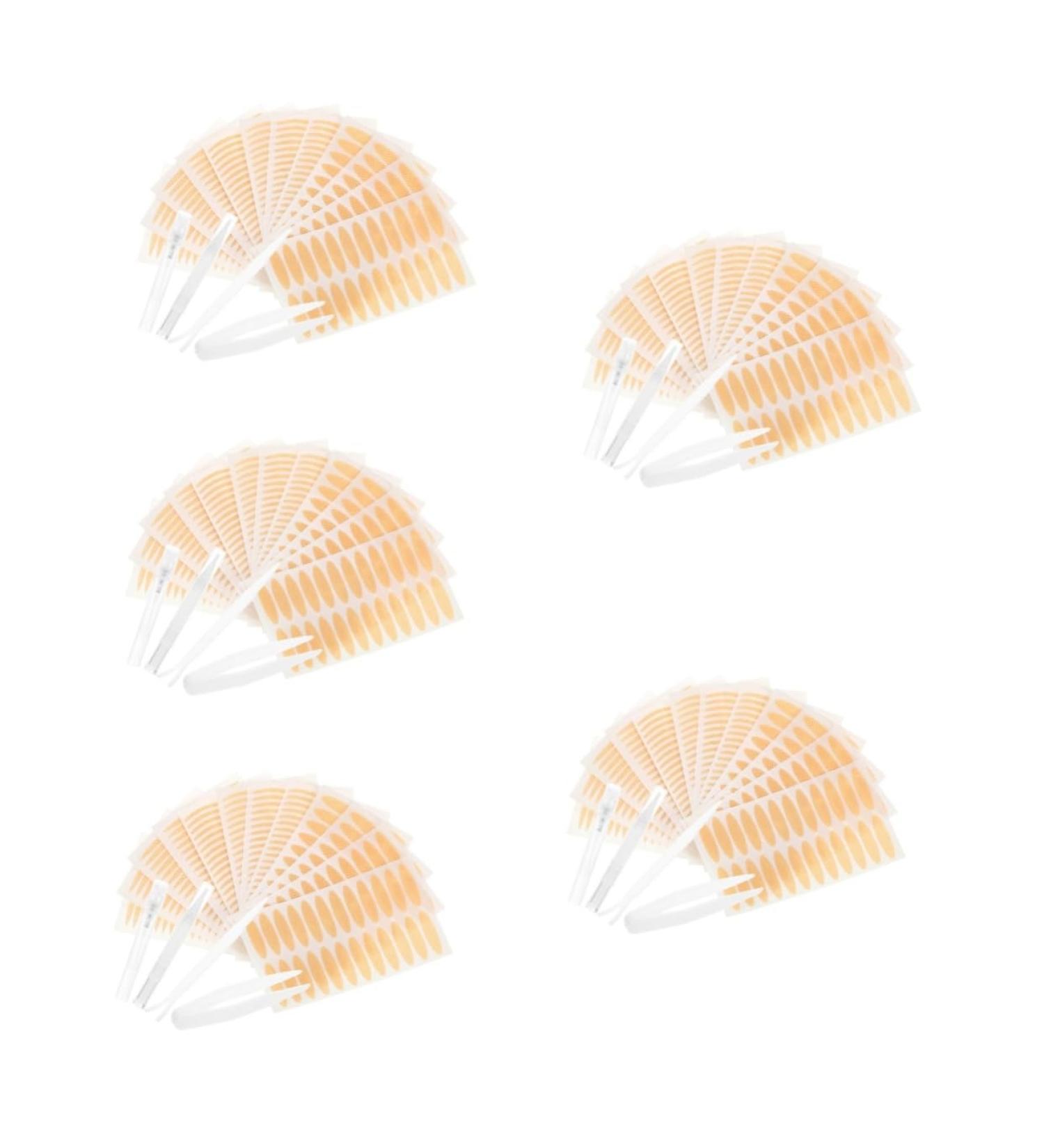 MAGICLULU 5 Sets Double Eyelid Sticker Set Girl Eyelid Stickers Makeup Stickers Eyelid Lifter Strips Girls Stickers Traceless Eyelid Tape Decal Stickers Styling Cream Mesh No Trace - Buy Online on GoSupps.com