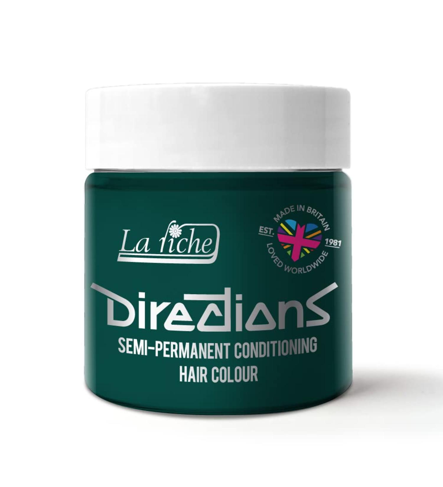 La Riche Directions Semi-Permanent Hair Color 100ml Tub - Alpine Green Alpine Green 100.00 ml (Pack of 1)