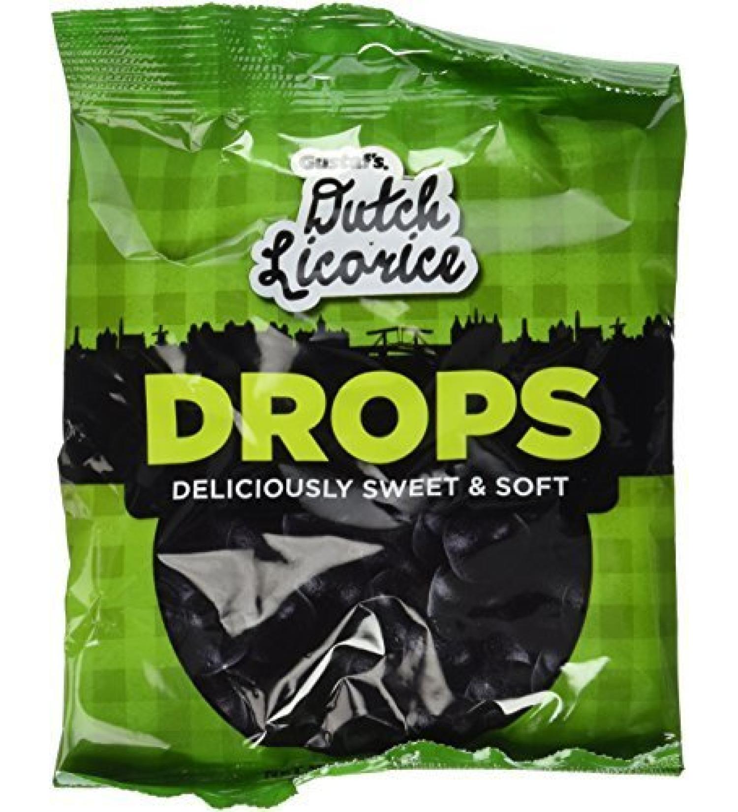 Gustaf's Soft Dutch Licorice Drops 5.2 Oz Bag 5.2 Ounce (Pack of 1)
