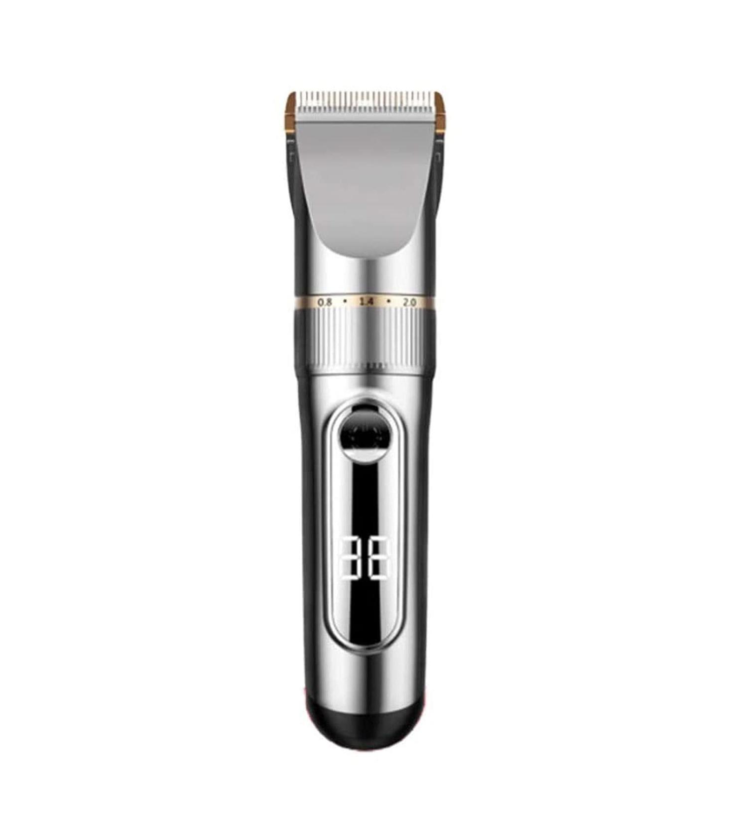 Buy Cordless Hair Clippers & Waterproof Trimmer for Men - Electric Grooming Kit USB Rechargeable with LED Display - Buy Online on GoSupps.com