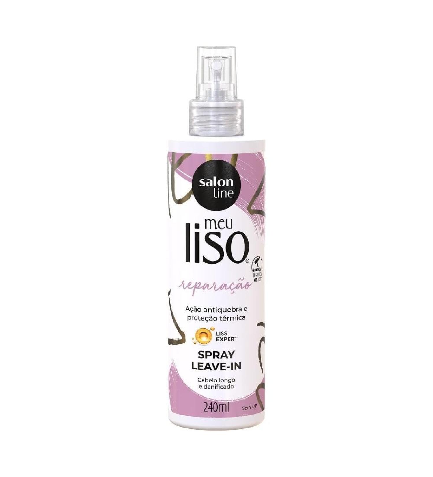 Salon Line MEU LISO SPRAY LEAVE IN REPARACAO 240ML - Buy Online on GoSupps.com
