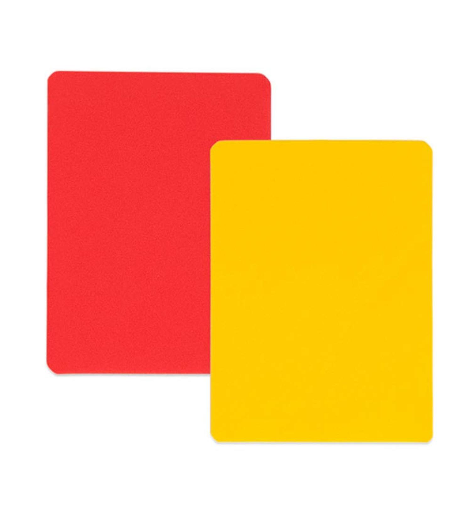 Champion Sports Referee Cards - Red and Yellow Cards Set - Buy Online on GoSupps.com