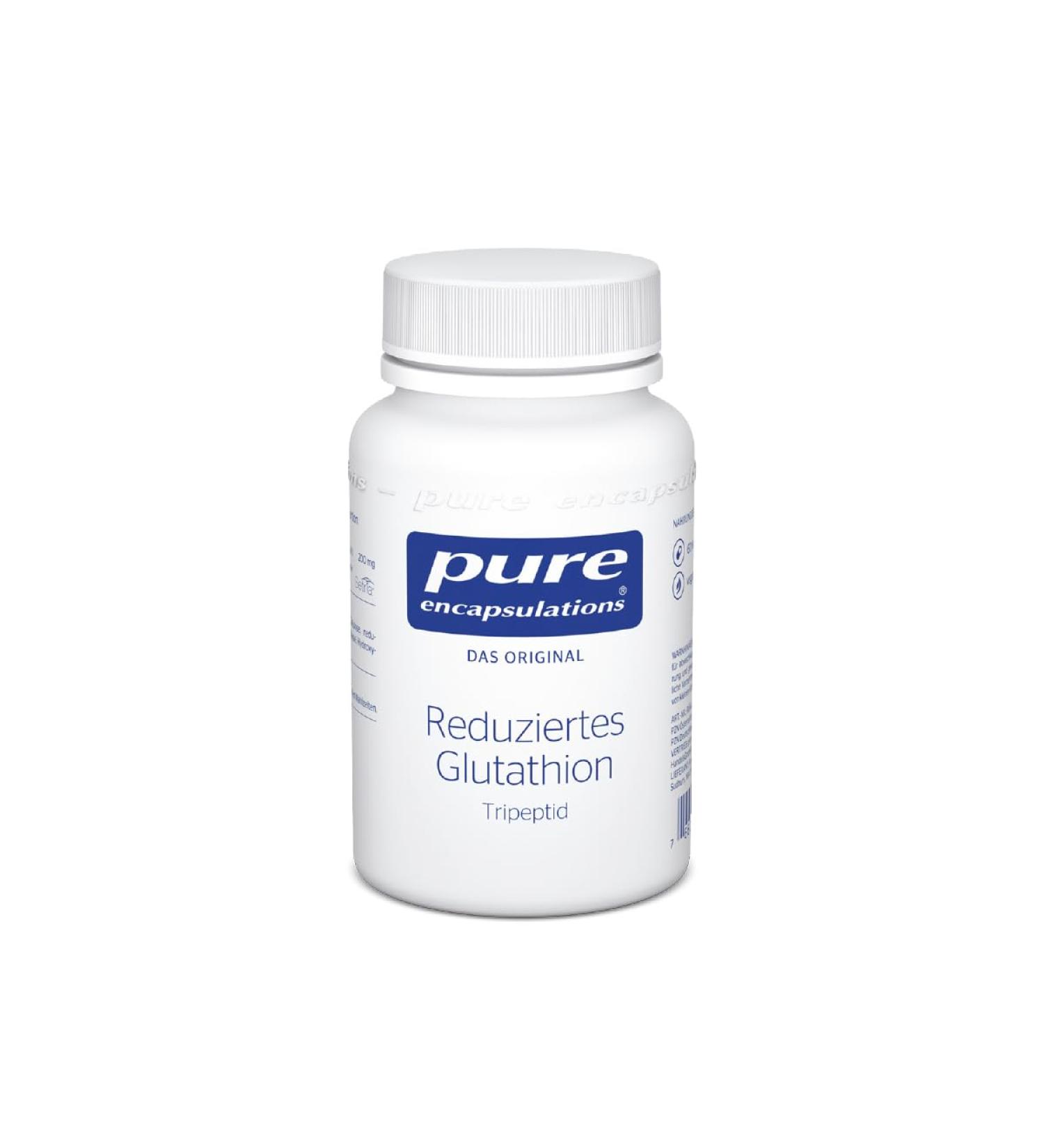 Buy Pure Encapsulations Reduced Glutathione - 60 Vegan Capsules | Premium Antioxidant Supplement for Immune Support & Wellness - International Shipping Available - Buy Online on GoSupps.com